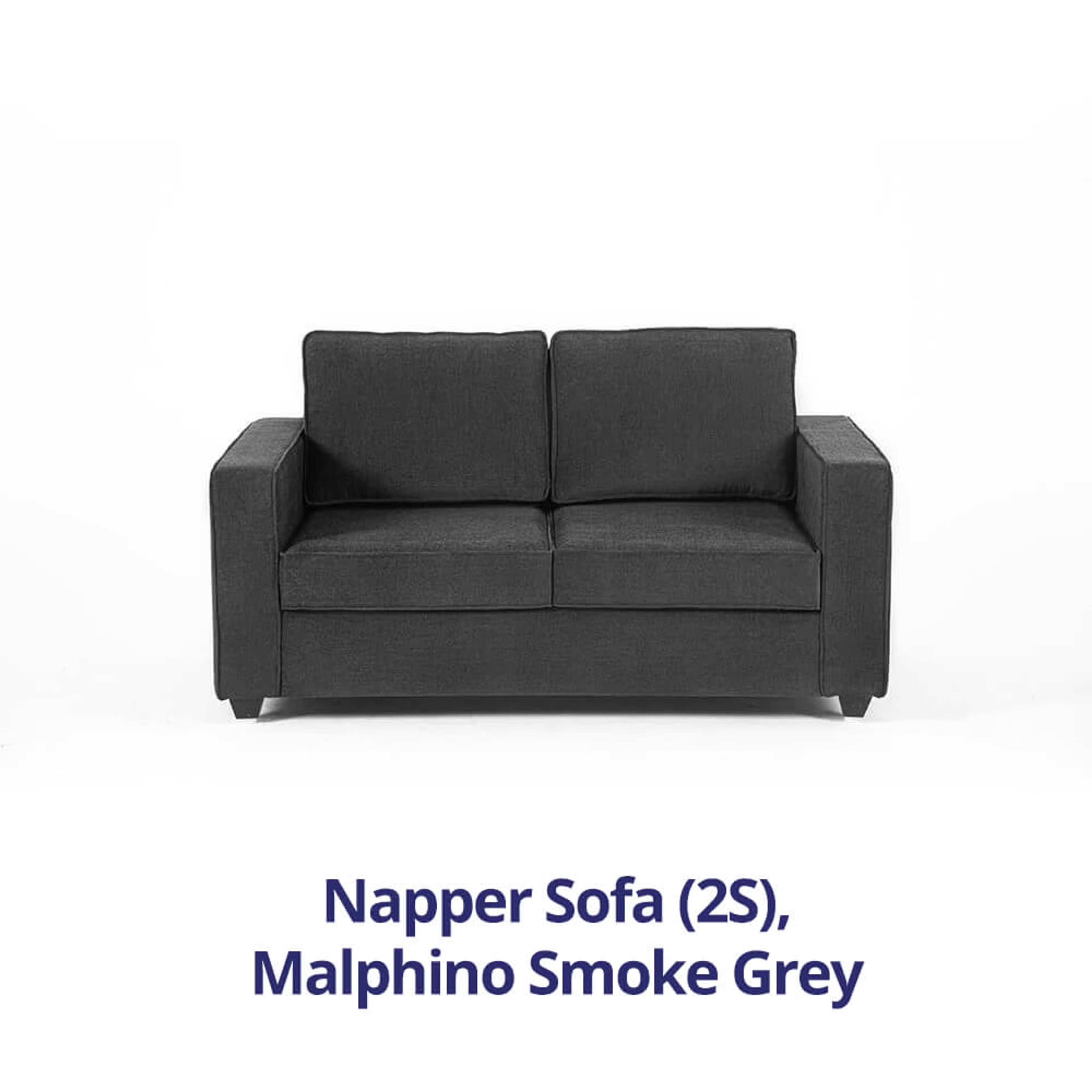 Wakefit Napper Sofa - Two Seater Regular, Without Storage, 2, Smoke Grey 2 Wakefit Napper Sofa - Two Seater Regular, Without Storage, 2, Smoke Grey