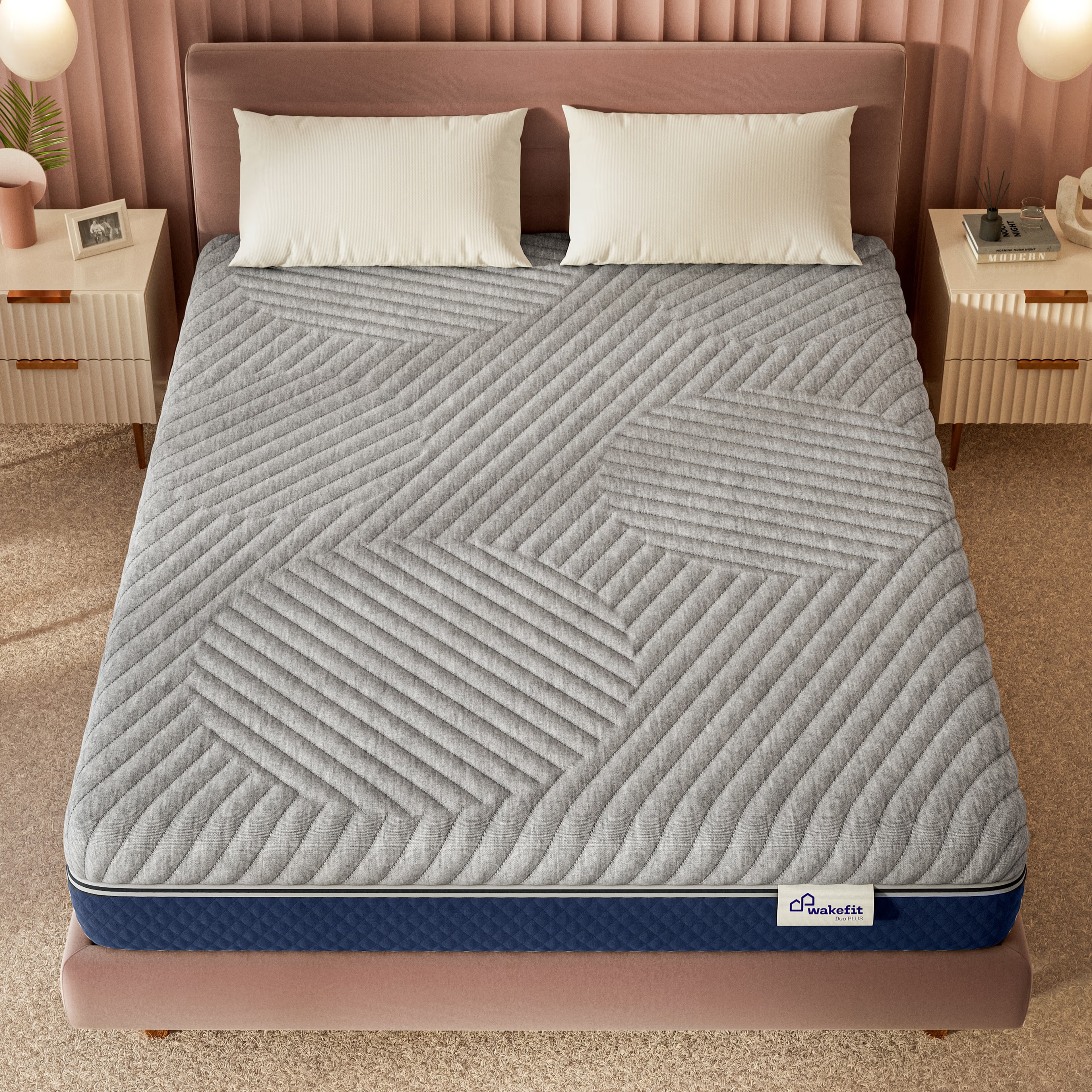 Home 31 Wakefit Duo Plus Rebonded Mattress King - 75" x 70" x 8" - 1.91m x 1.78m x 20.3cm