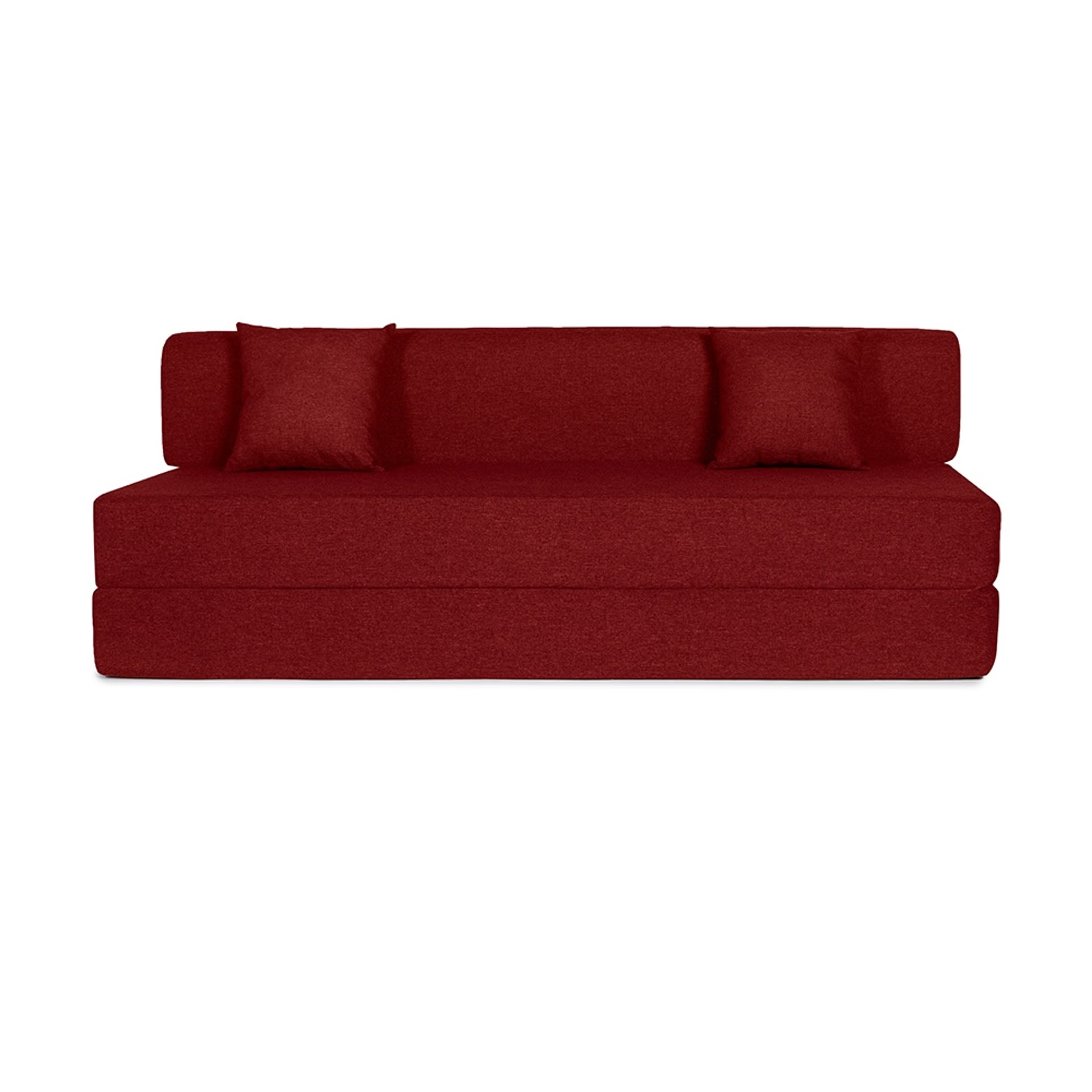 Home 31 Wakefit Flipper Sofa cum Bed - Three Seater, Omega Rose Regular, 7.5 Thickness, Three Seater, Omega Rose
