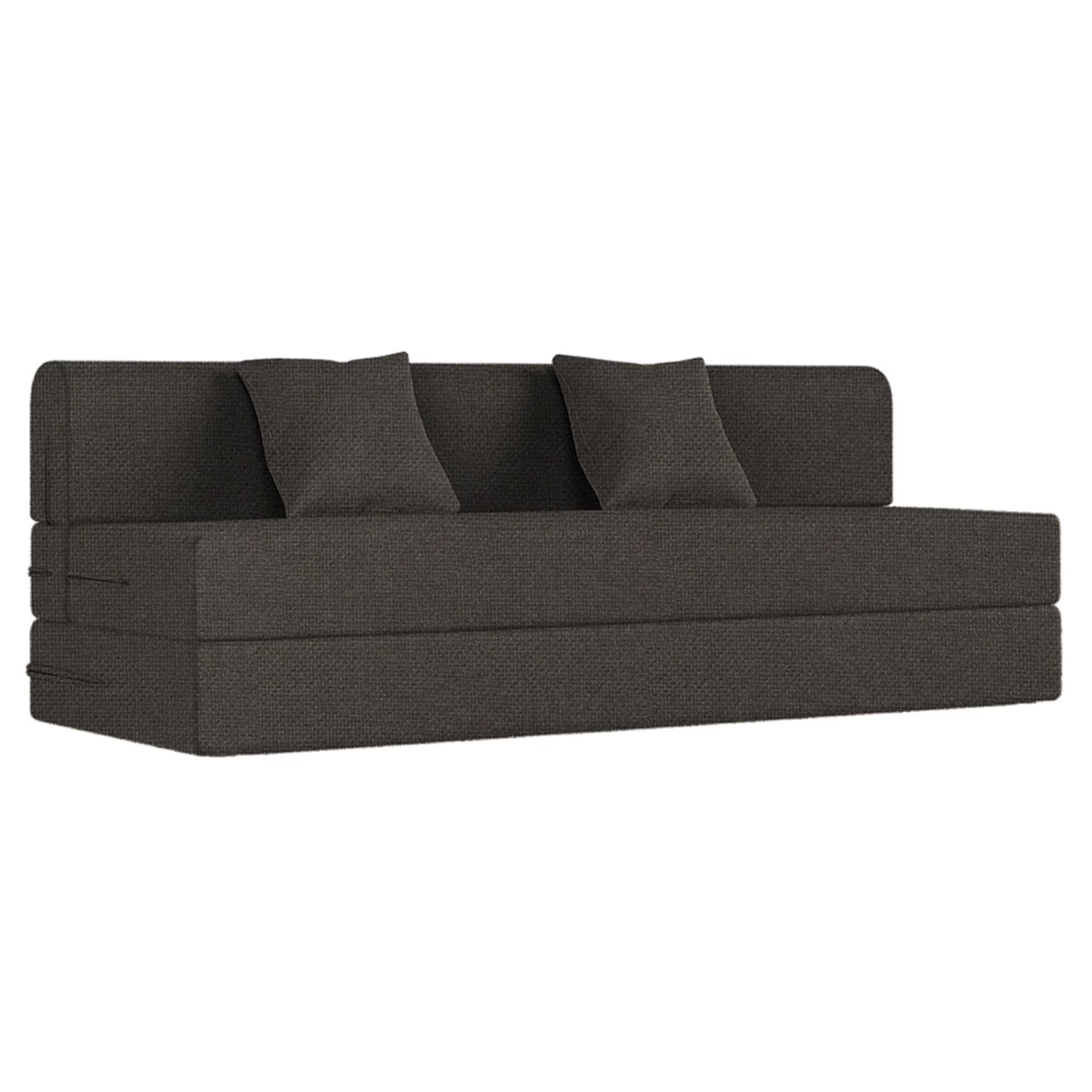 Wakefit Flipper Sofa cum Bed - Three Seater, Omega Ash Grey Regular, 7.5 Thickness, Three Seater, Omega Ash Grey 4 Wakefit Flipper Sofa cum Bed - Three Seater, Omega Ash Grey Regular, 7.5 Thickness, Three Seater, Omega Ash Grey