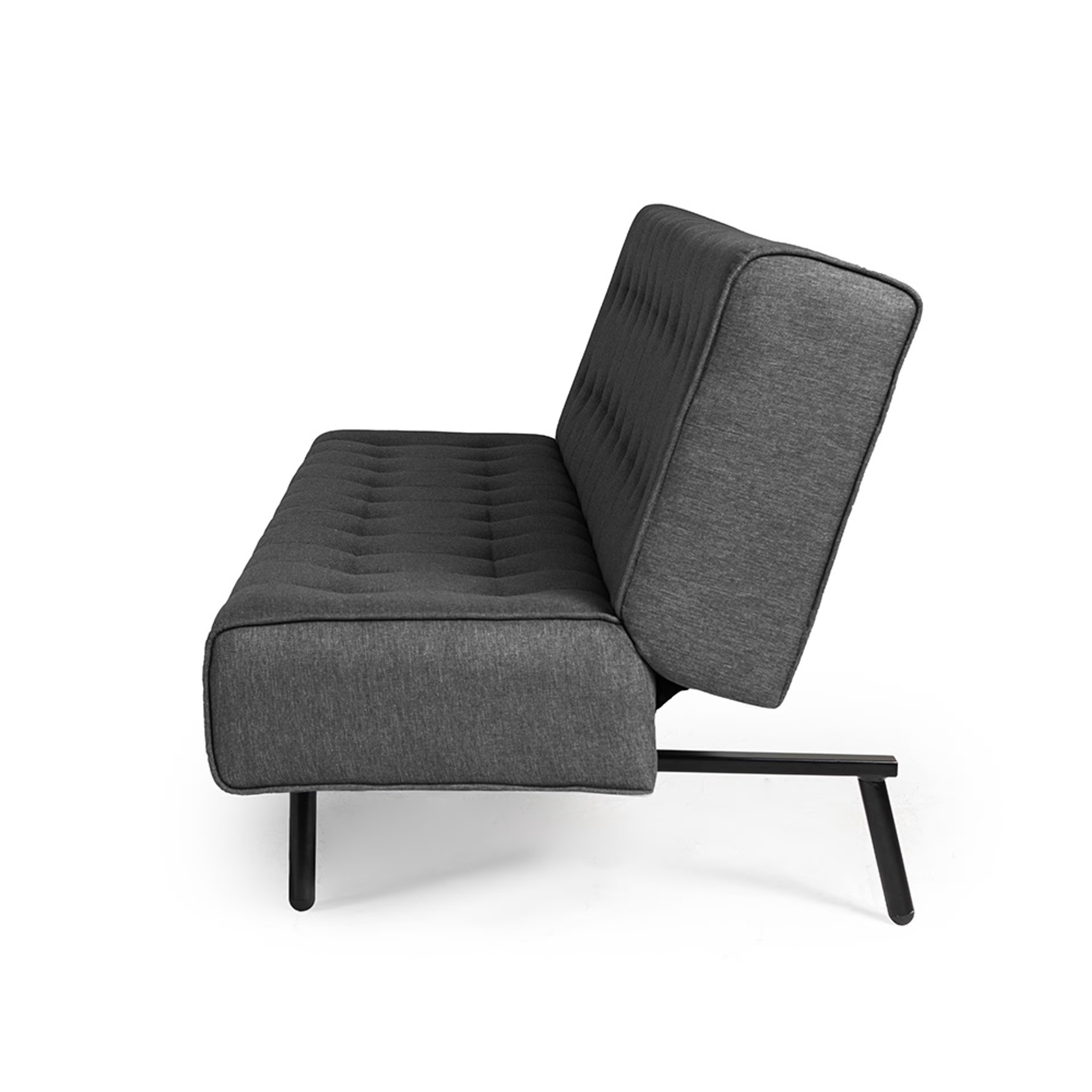 Wakefit Naples Sofa cum Bed - Three Seater, Omega Ash Grey Three Seater, Omega Ash Grey