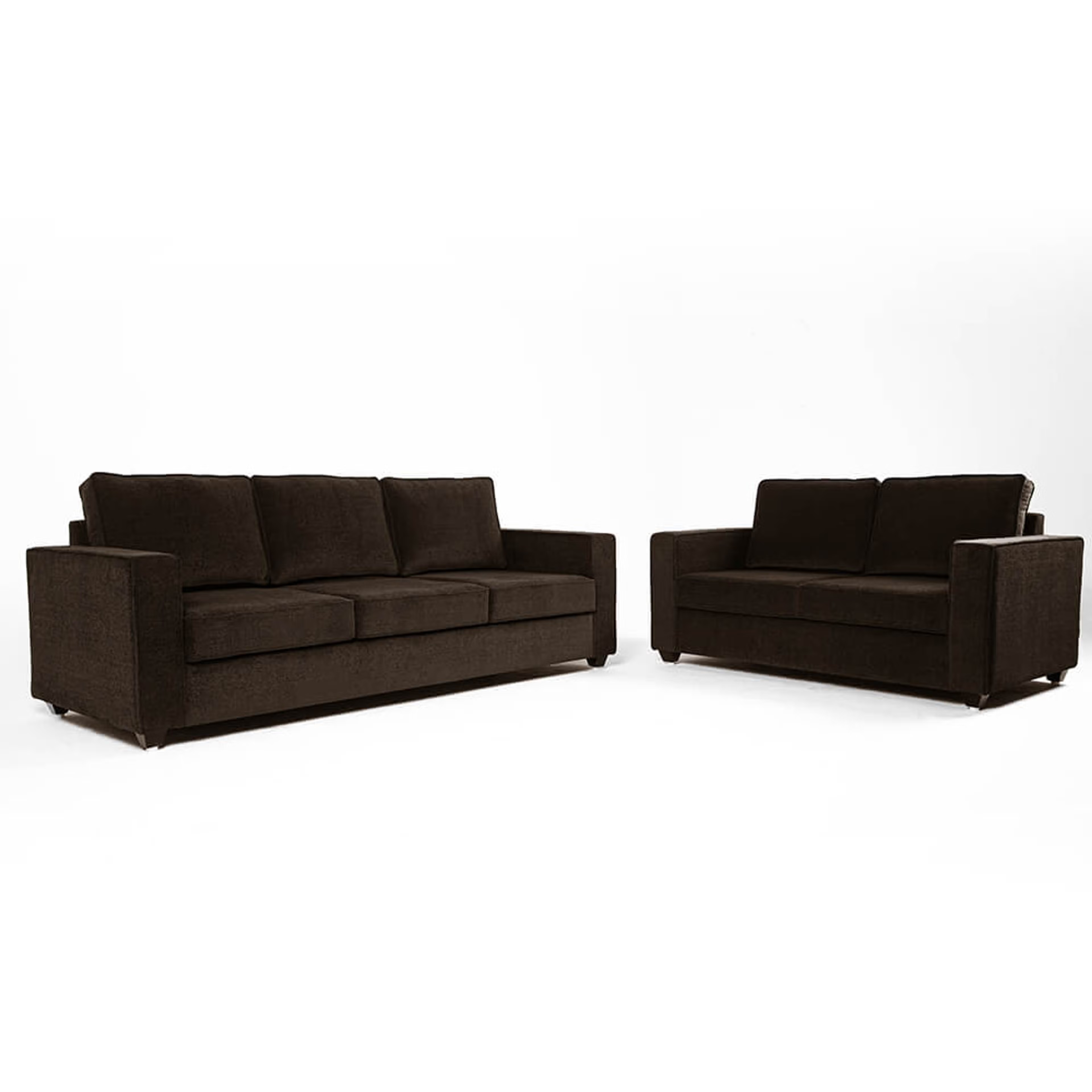 Home 38 Wakefit Napper Sofa Set (3+2) Regular, Without Storage, 3+2, Dark Earth