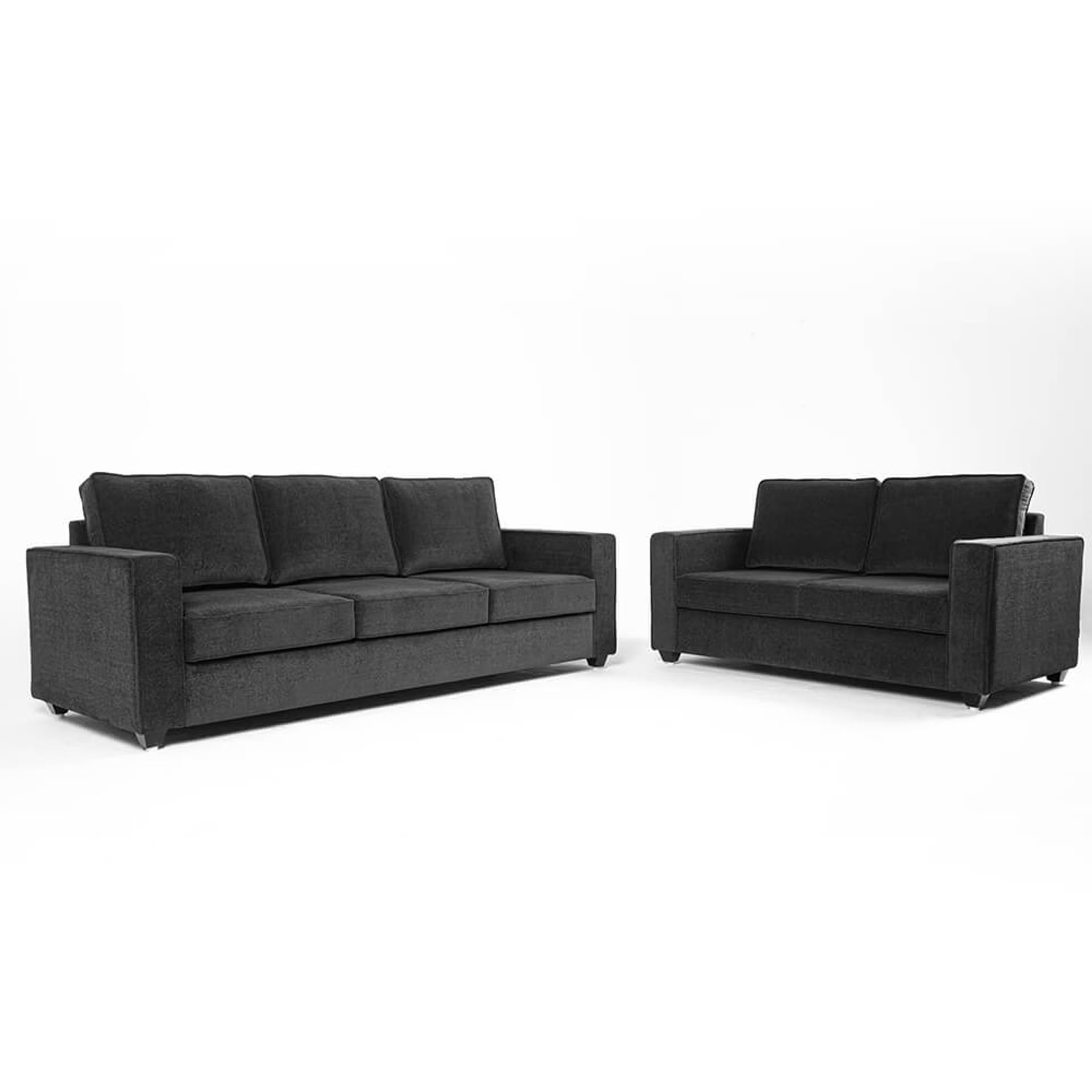 Home 43 Wakefit Napper Sofa Set (3+2) Regular, Without Storage, 3+2, Smoke Grey
