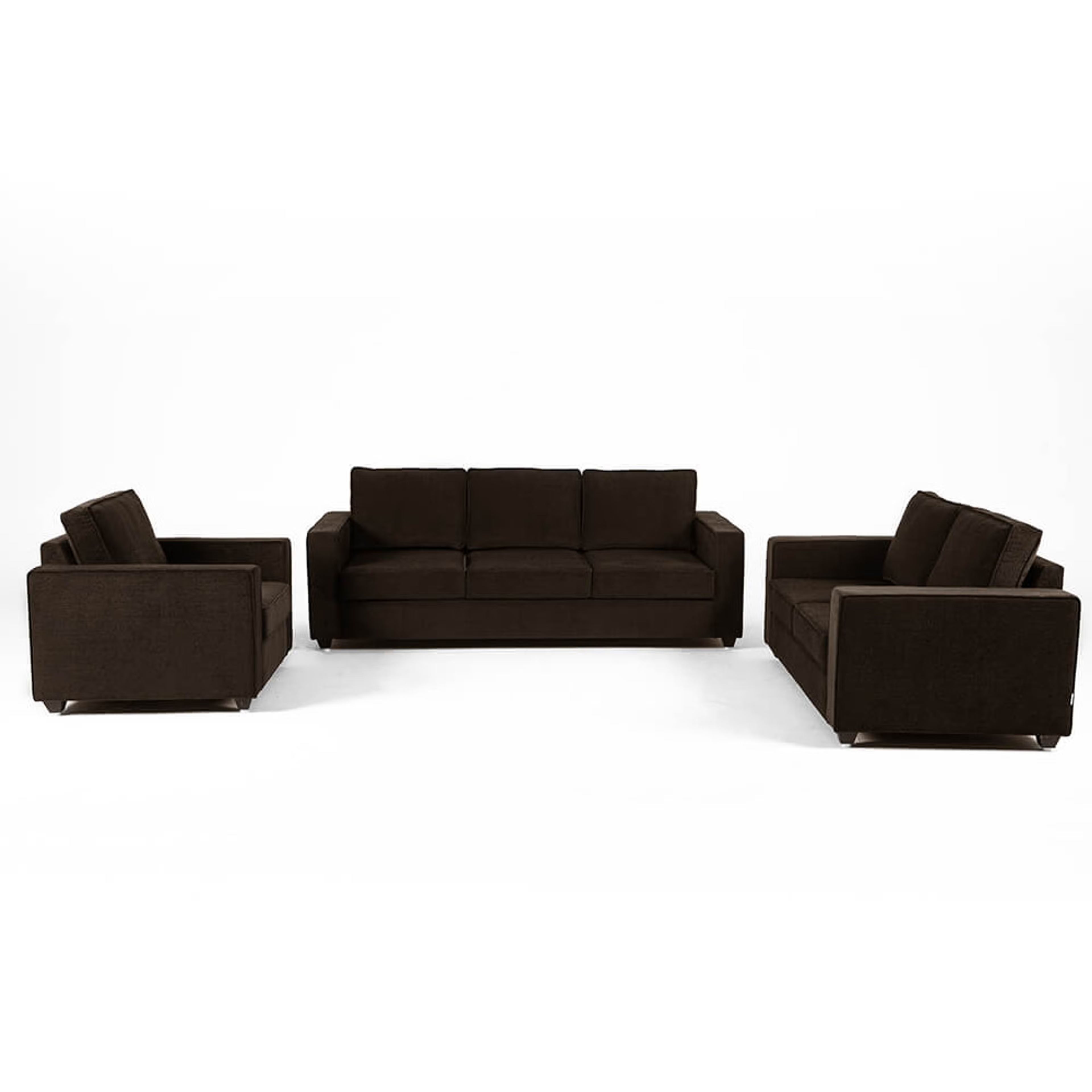 Home 40 Wakefit Napper Sofa Set Regular, Without Storage, 3+2+1, Dark Earth