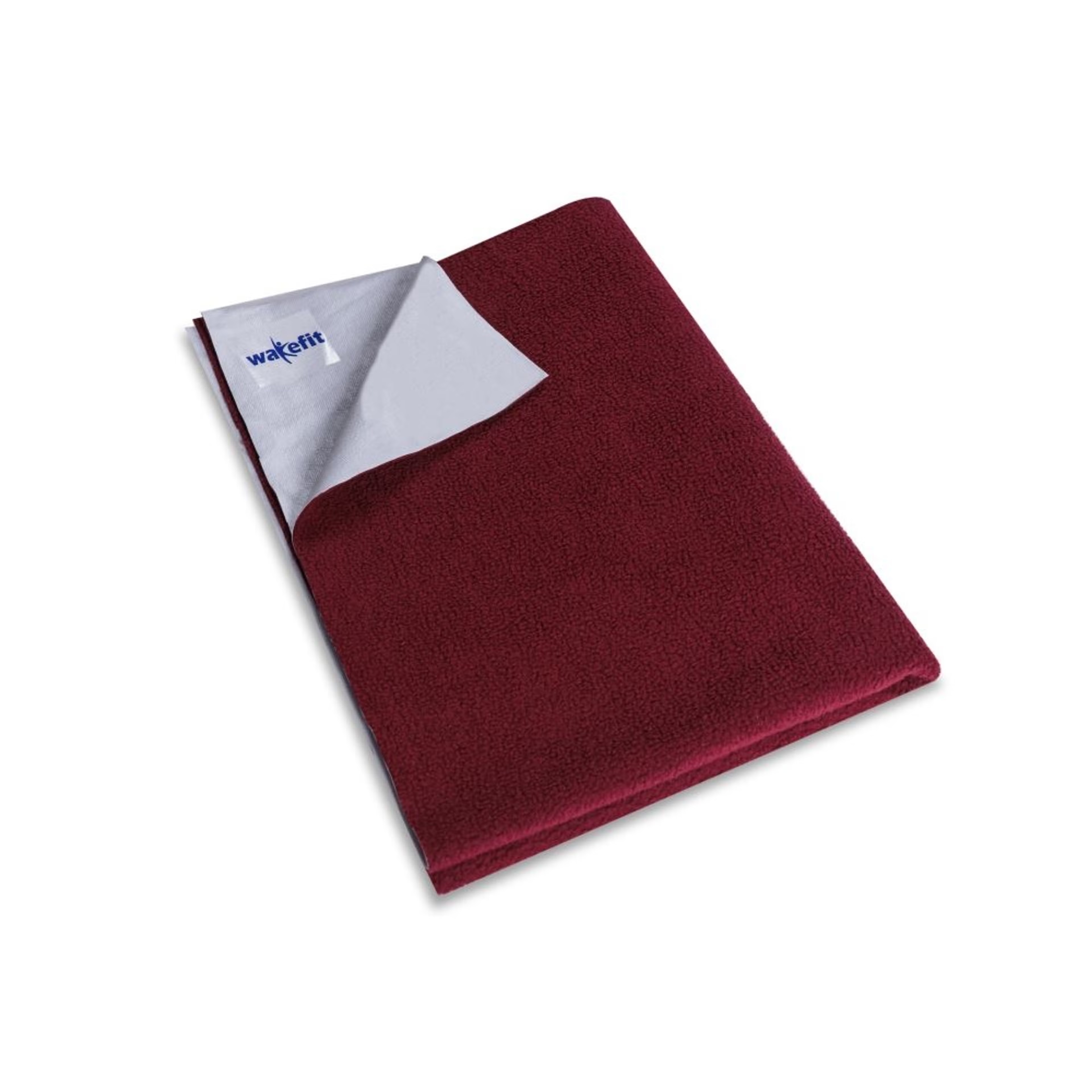 Home 39 Daffy Waterproof Dry Sheets (100 cm x70 cm) Medium, set of 1, Maroon