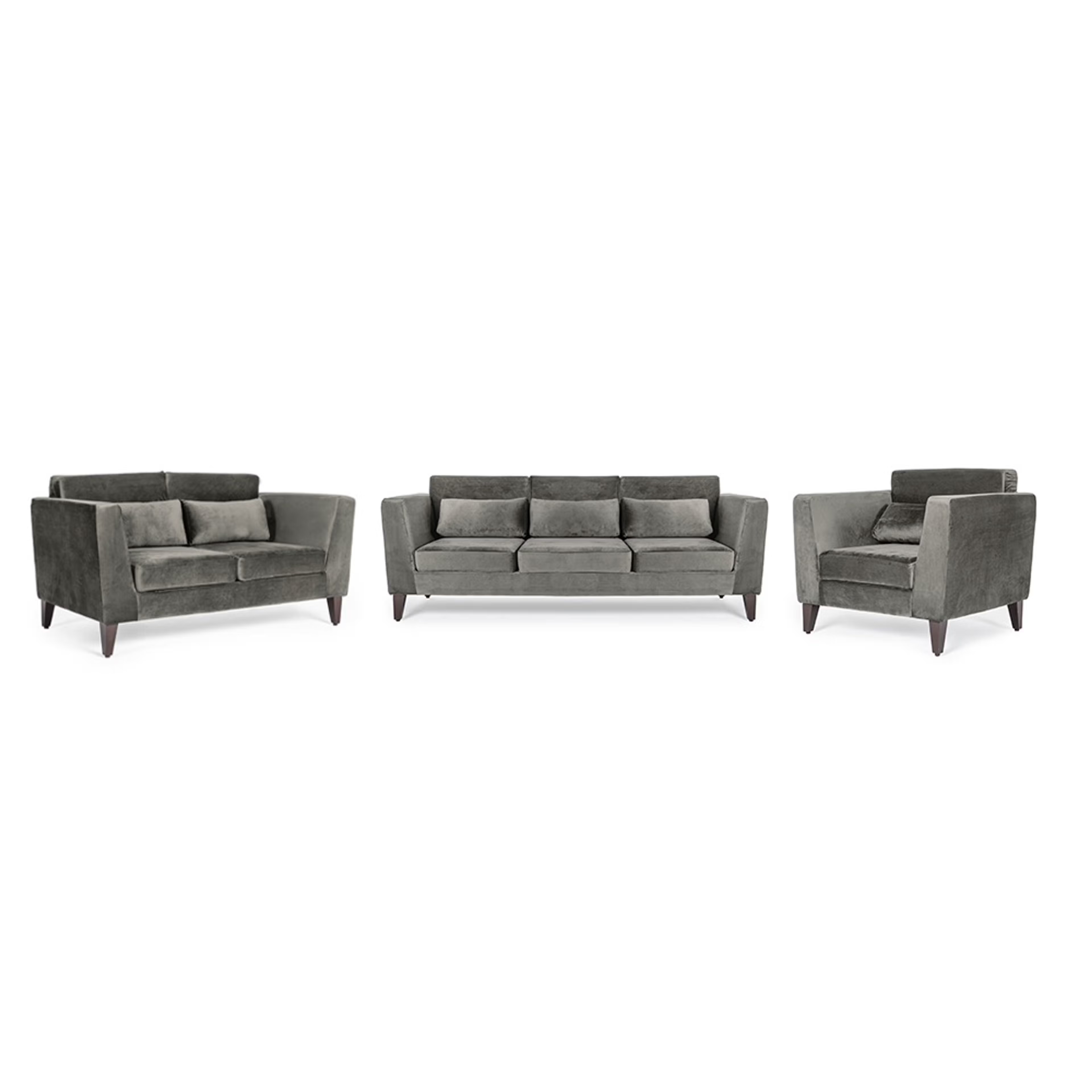 Wakefit SnoozePro Sofa Set - (3+2+1) - Velvet Tuscan Tan Regular, 3 Seater + 2 Seater + 1 Seater, Tuscan Tan