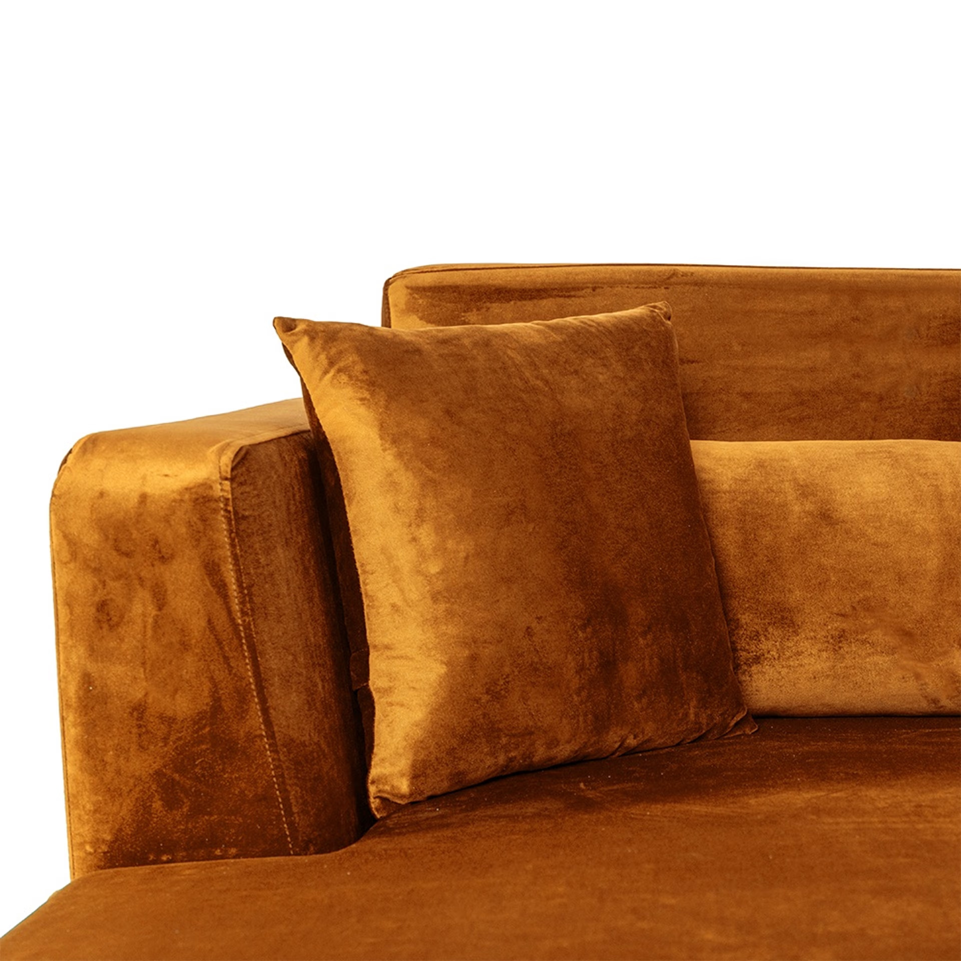 Wakefit SnoozePro Sofa Set - (3+2) - Velvet Amber Regular, 3 Seater + 2 Seater, Amber 11 Wakefit SnoozePro Sofa Set - (3+2) - Velvet Amber Regular, 3 Seater + 2 Seater, Amber