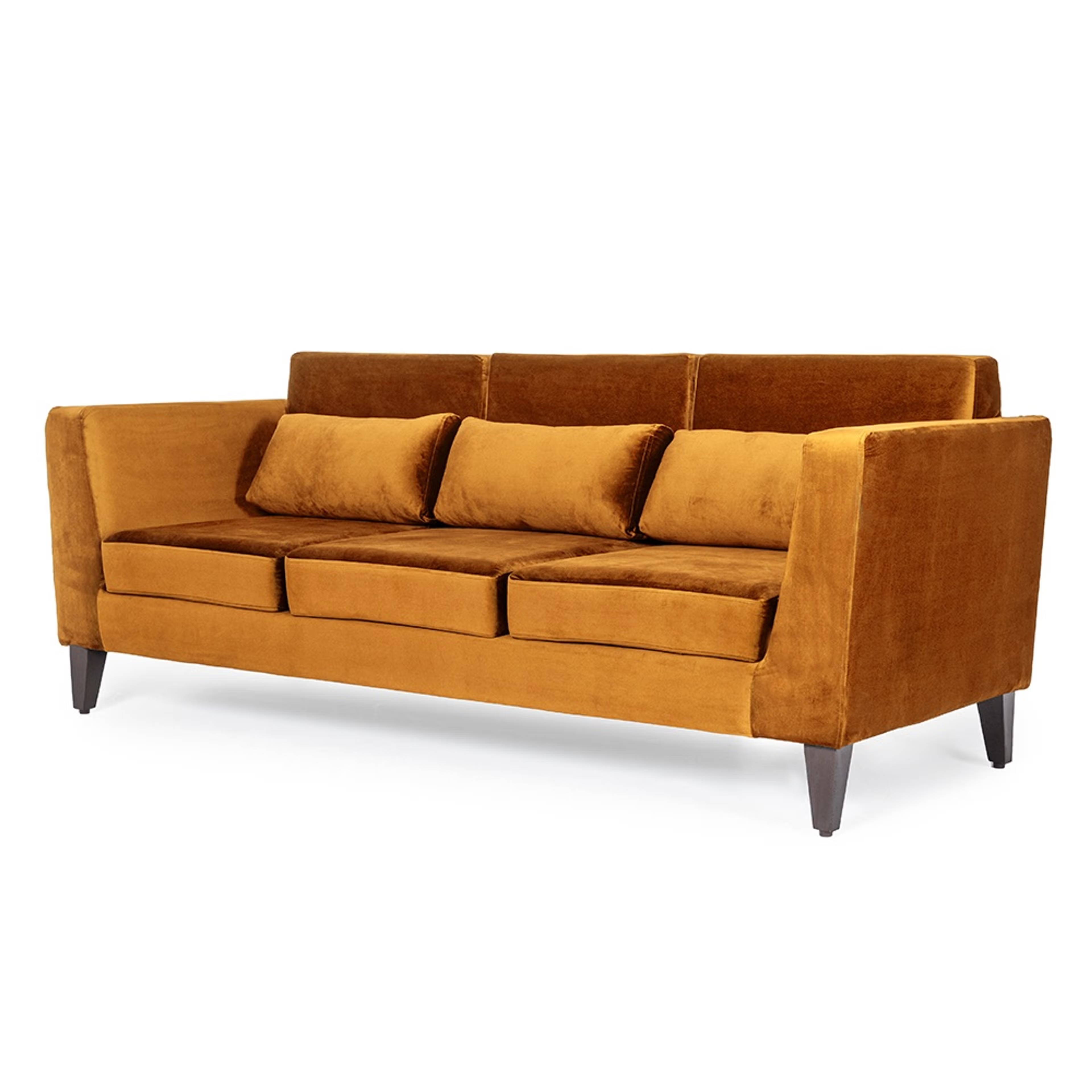 Wakefit SnoozePro Sofa Set - (3+2) - Velvet Amber Regular, 3 Seater + 2 Seater, Amber 8 Wakefit SnoozePro Sofa Set - (3+2) - Velvet Amber Regular, 3 Seater + 2 Seater, Amber