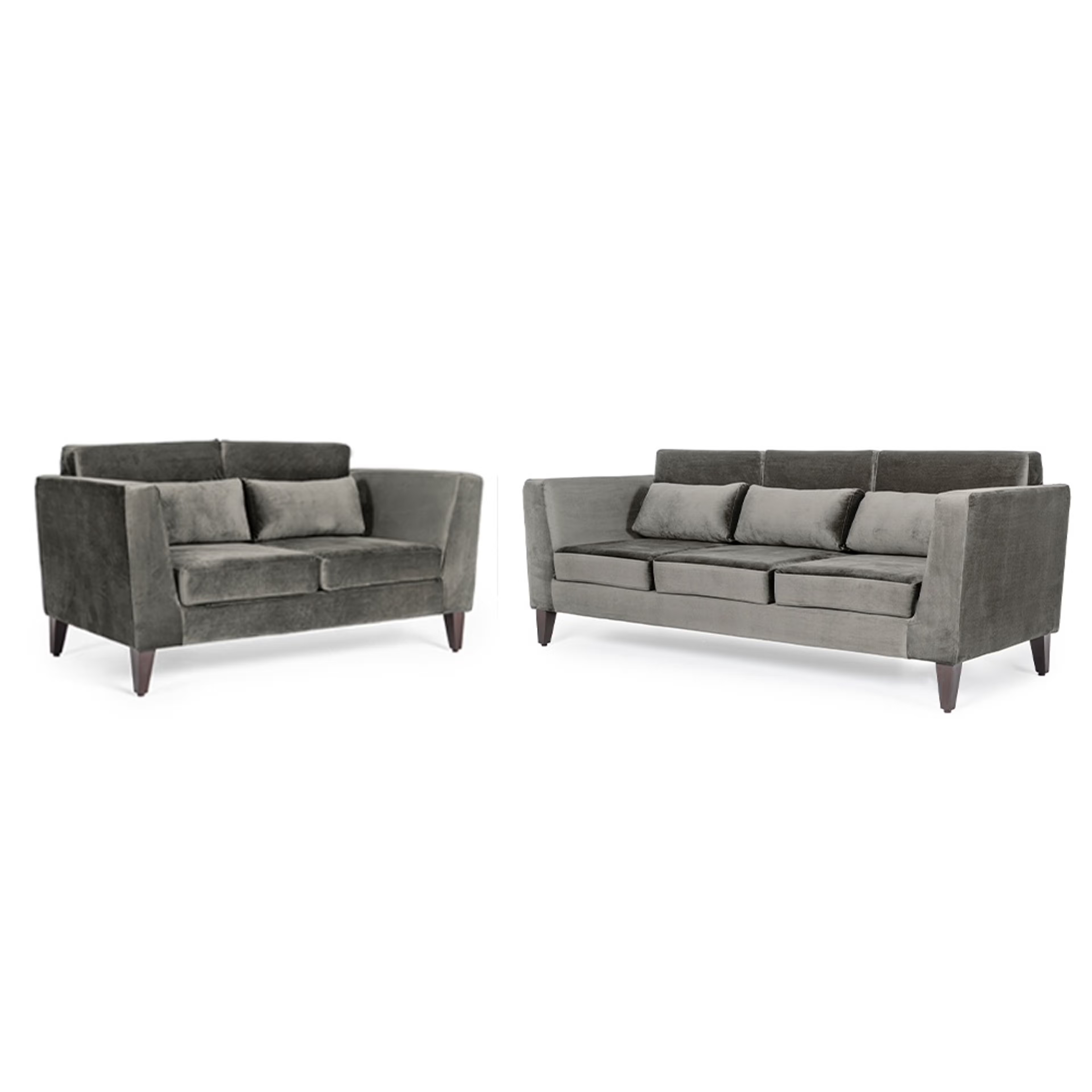 Home 25 Wakefit SnoozePro Sofa Set - (3+2) - Velvet Tuscan Tan Regular, 3 Seater + 2 Seater, Tuscan Tan