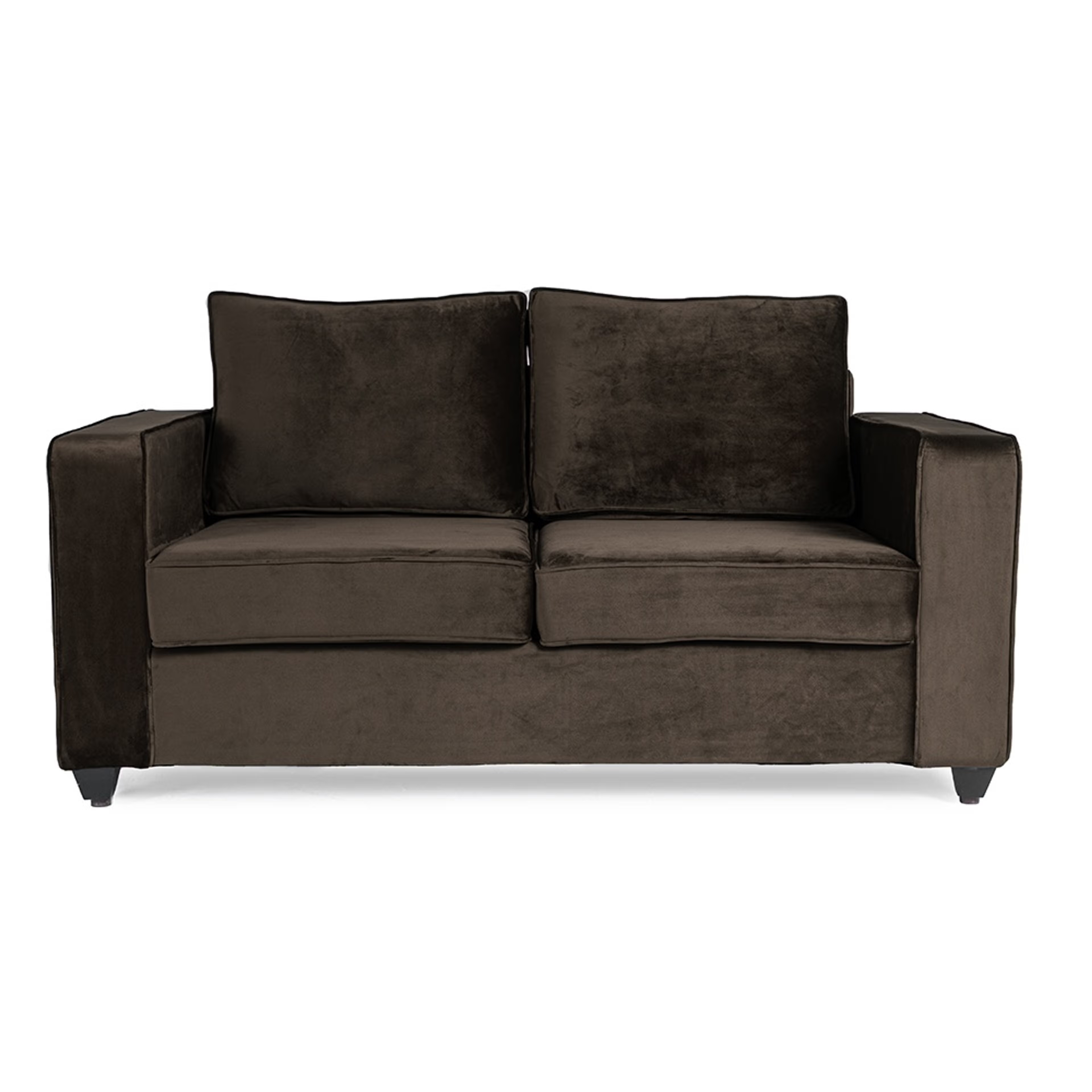 Home 35 Wakefit Napper Sofa Set - (2+1+1) - Velvet Stone Regular, Without Storage, 2+1+1, Stone