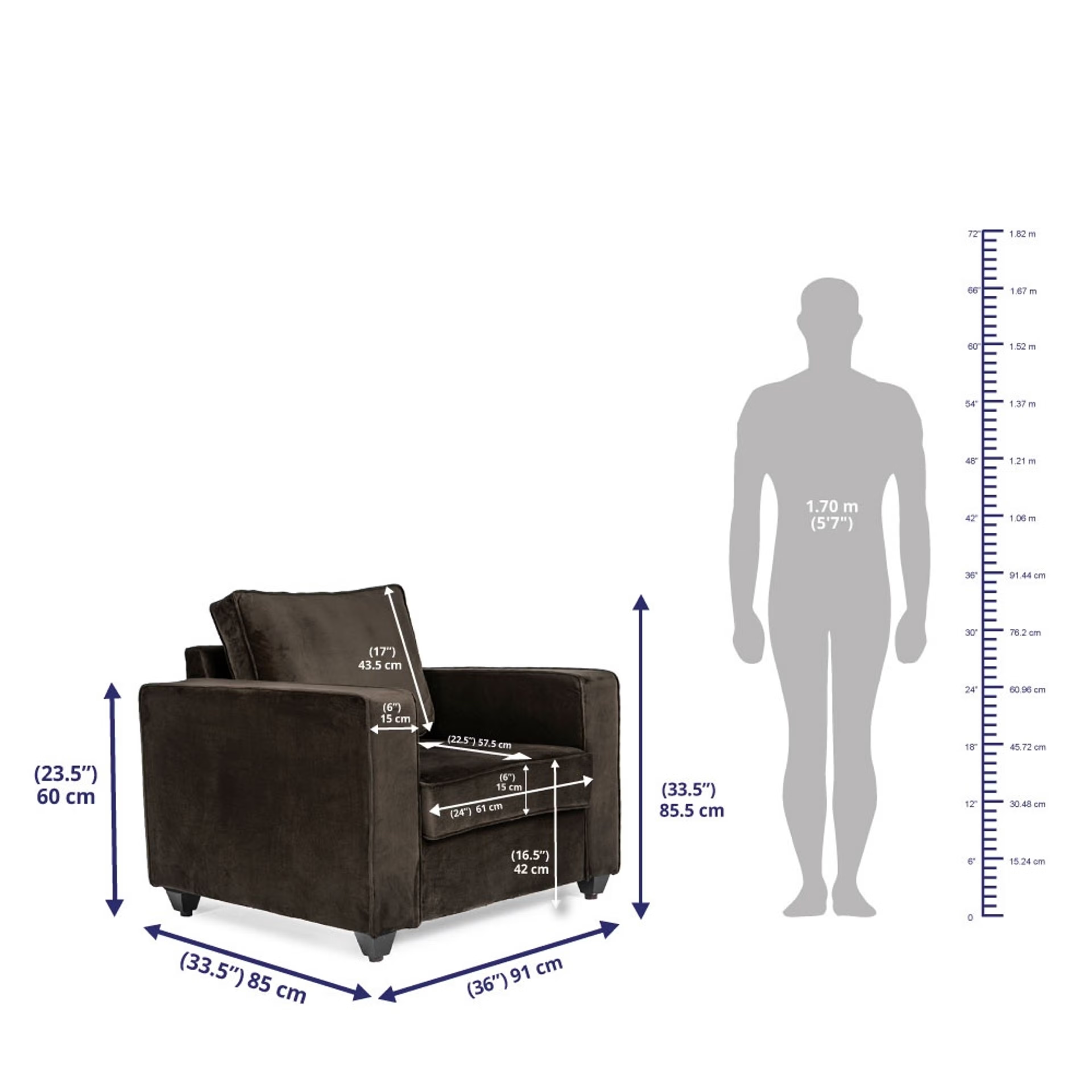 Wakefit Napper Sofa Set - (2+1+1) - Velvet Stone Regular, Without Storage, 2+1+1, Stone 5 Wakefit Napper Sofa Set - (2+1+1) - Velvet Stone Regular, Without Storage, 2+1+1, Stone