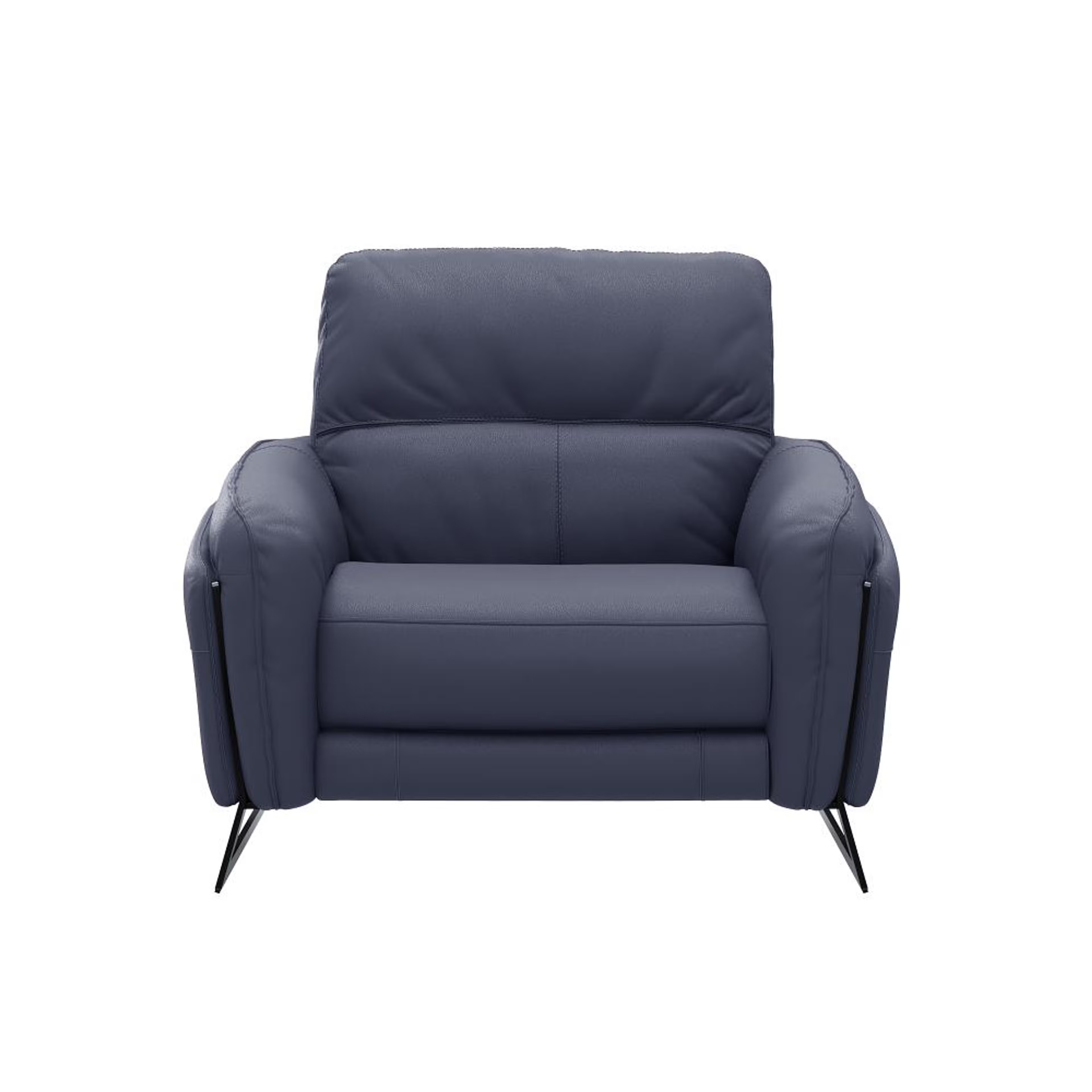 Home 43 Wakefit Todi Sofa Without Motion - One Seater Regular, Without Motion, 1 Seater, Blue