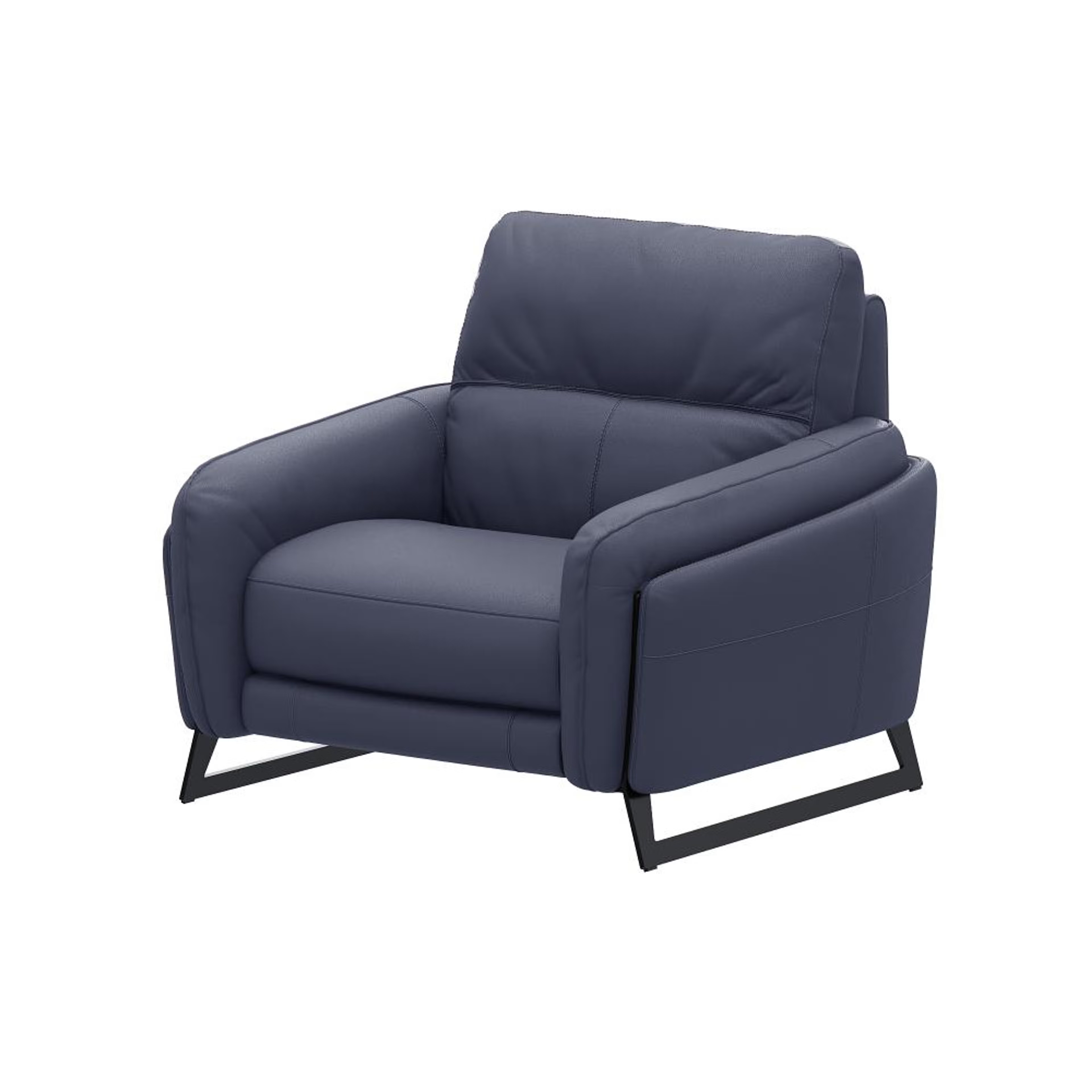 Home 44 Wakefit Todi Sofa Without Motion - One Seater Regular, Without Motion, 1 Seater, Blue