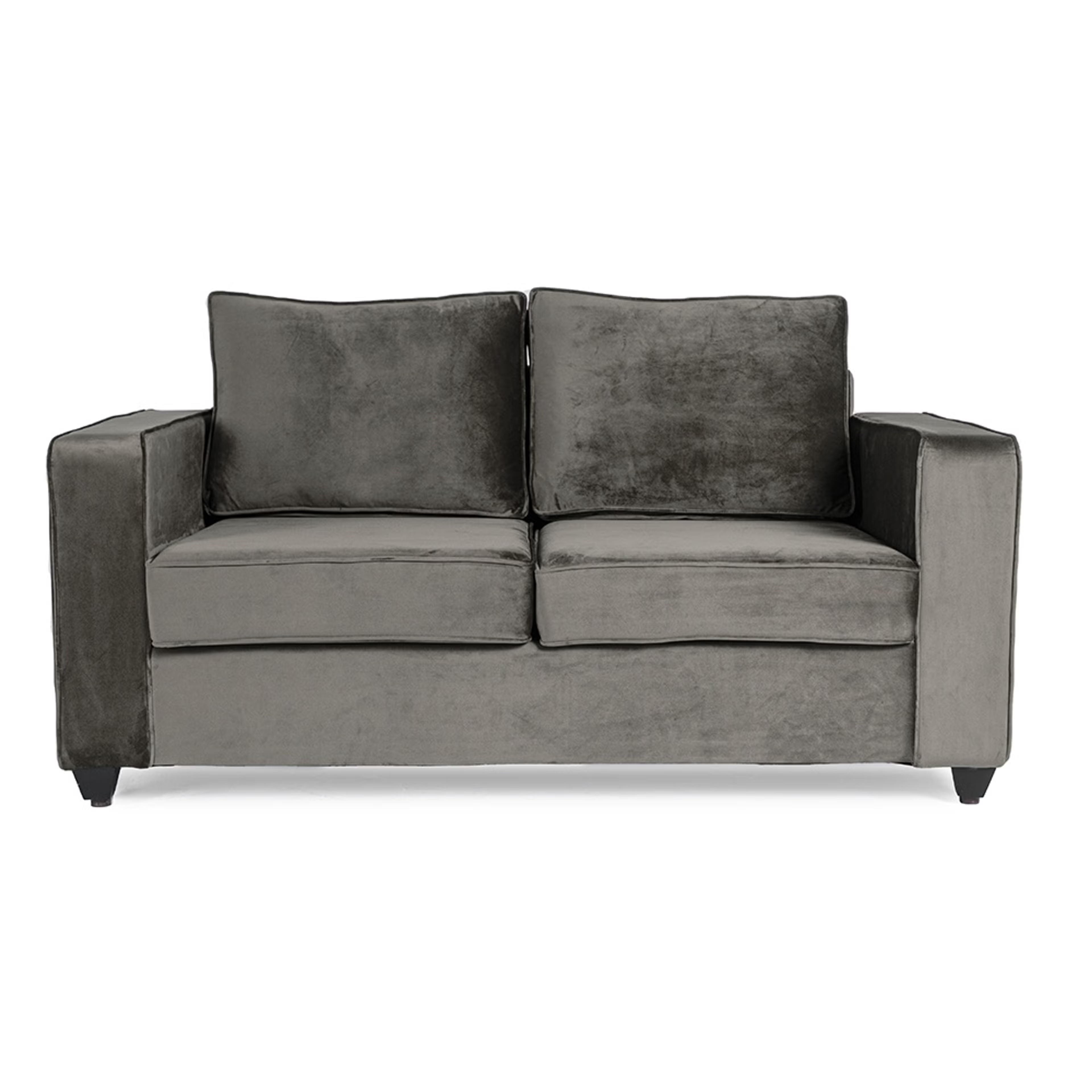 Wakefit Napper Sofa - Two Seater - Vel Tuscan Tan Regular, Without Storage, 2, Tuscan Tan