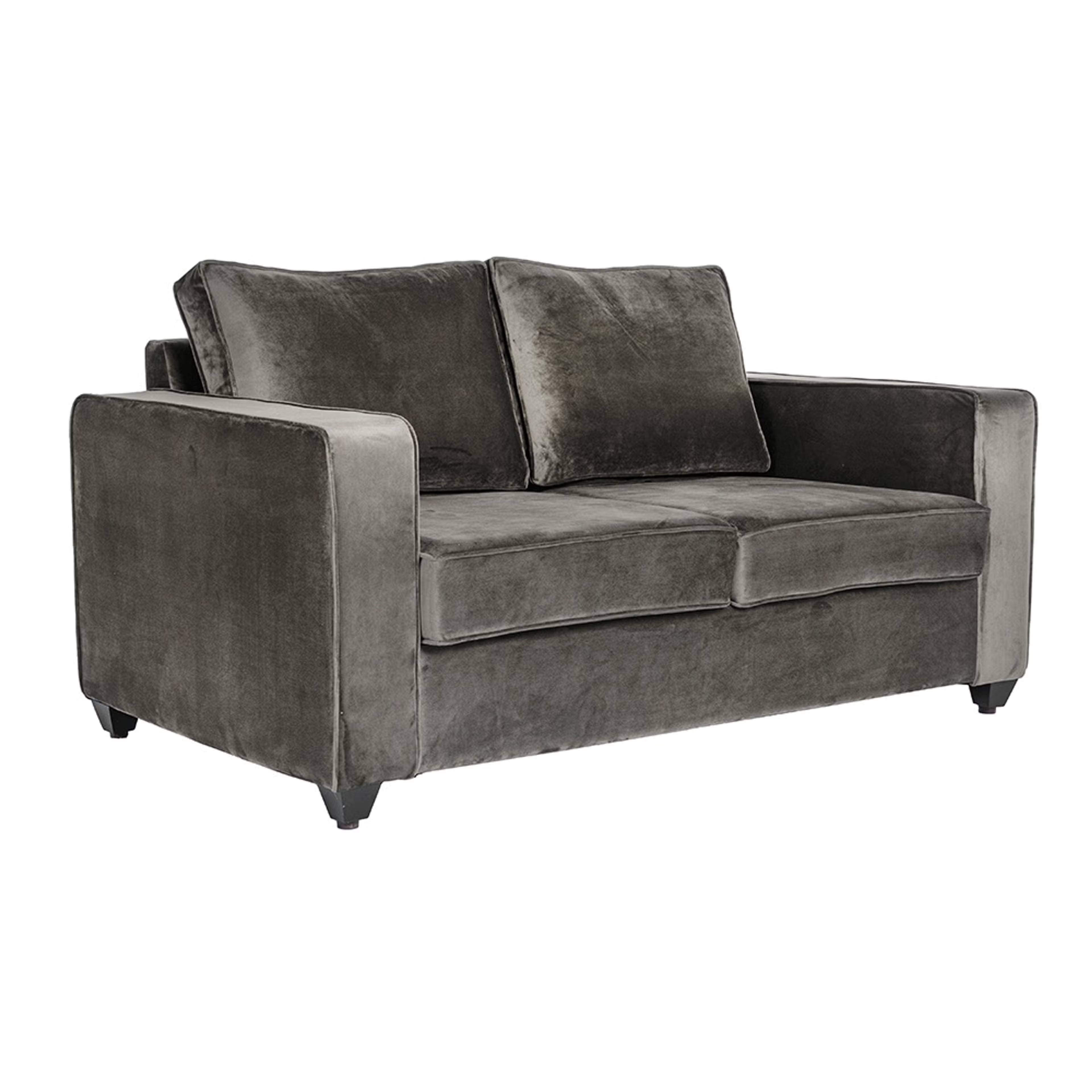 Wakefit Napper Sofa - Two Seater - Vel Tuscan Tan Regular, Without Storage, 2, Tuscan Tan