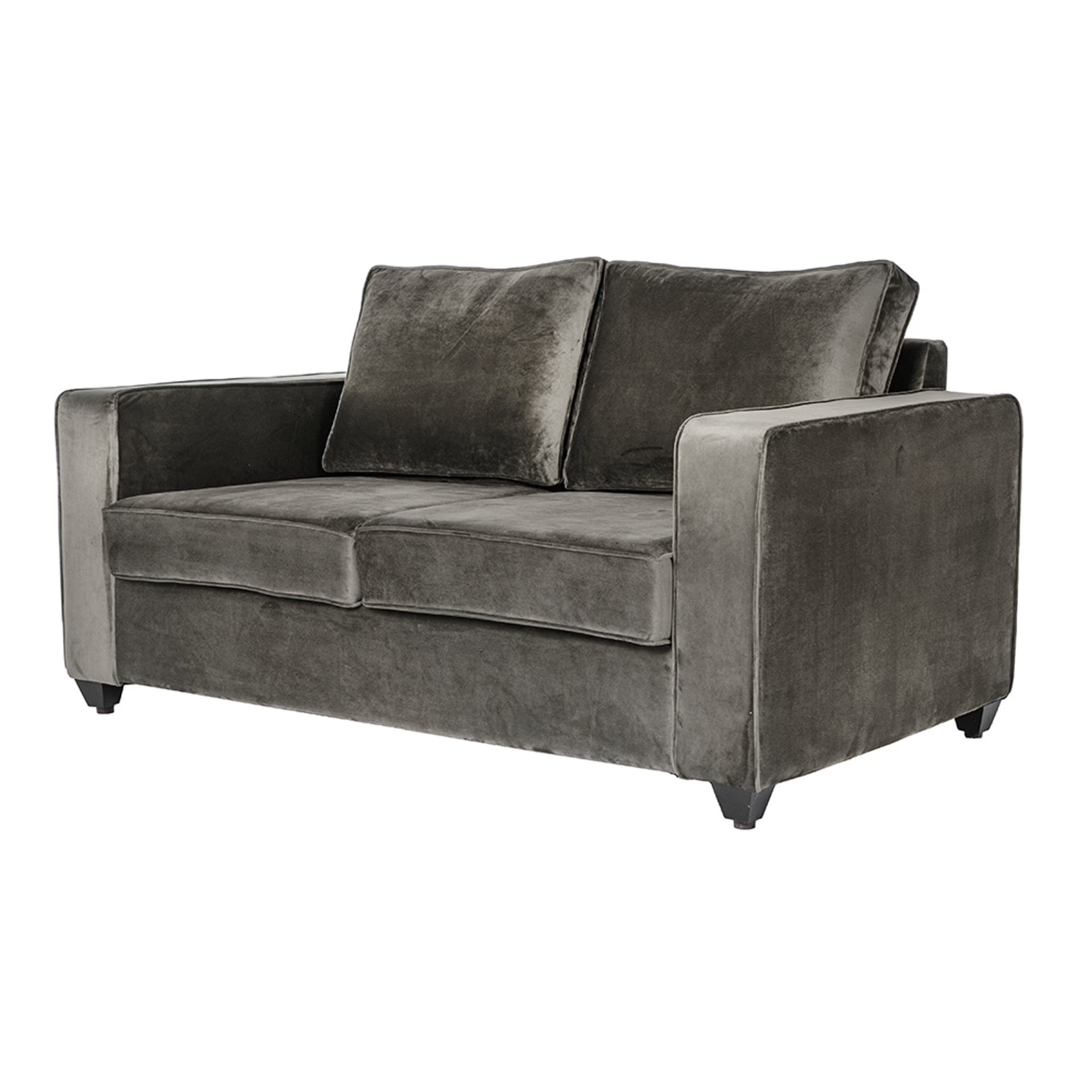 Wakefit Napper Sofa - Two Seater - Vel Tuscan Tan Regular, Without Storage, 2, Tuscan Tan