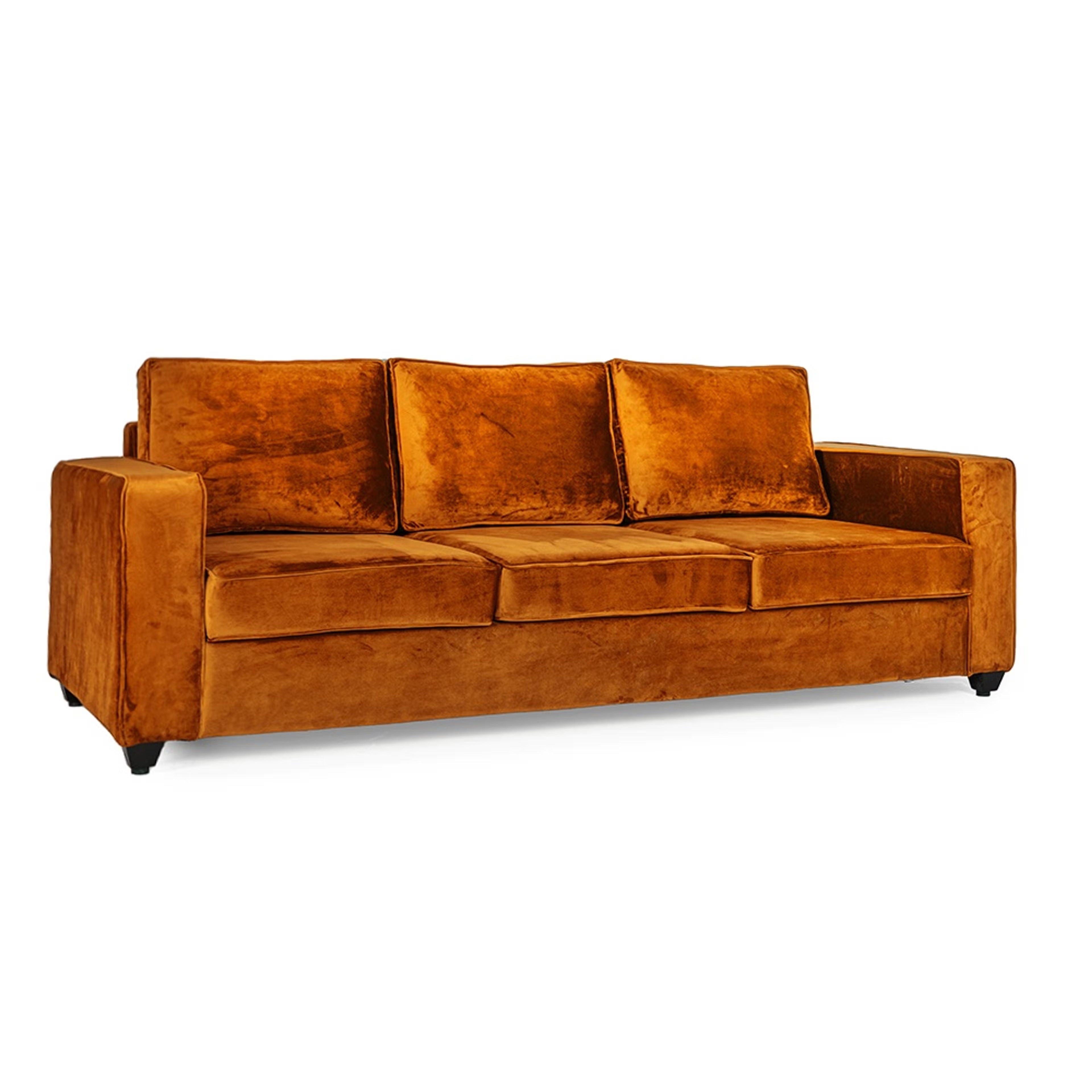 Wakefit Napper Sofa Set - (3+2+1) - Velvet Amber Regular, Without Storage, 3+2+1, Amber 8 Wakefit Napper Sofa Set - (3+2+1) - Velvet Amber Regular, Without Storage, 3+2+1, Amber