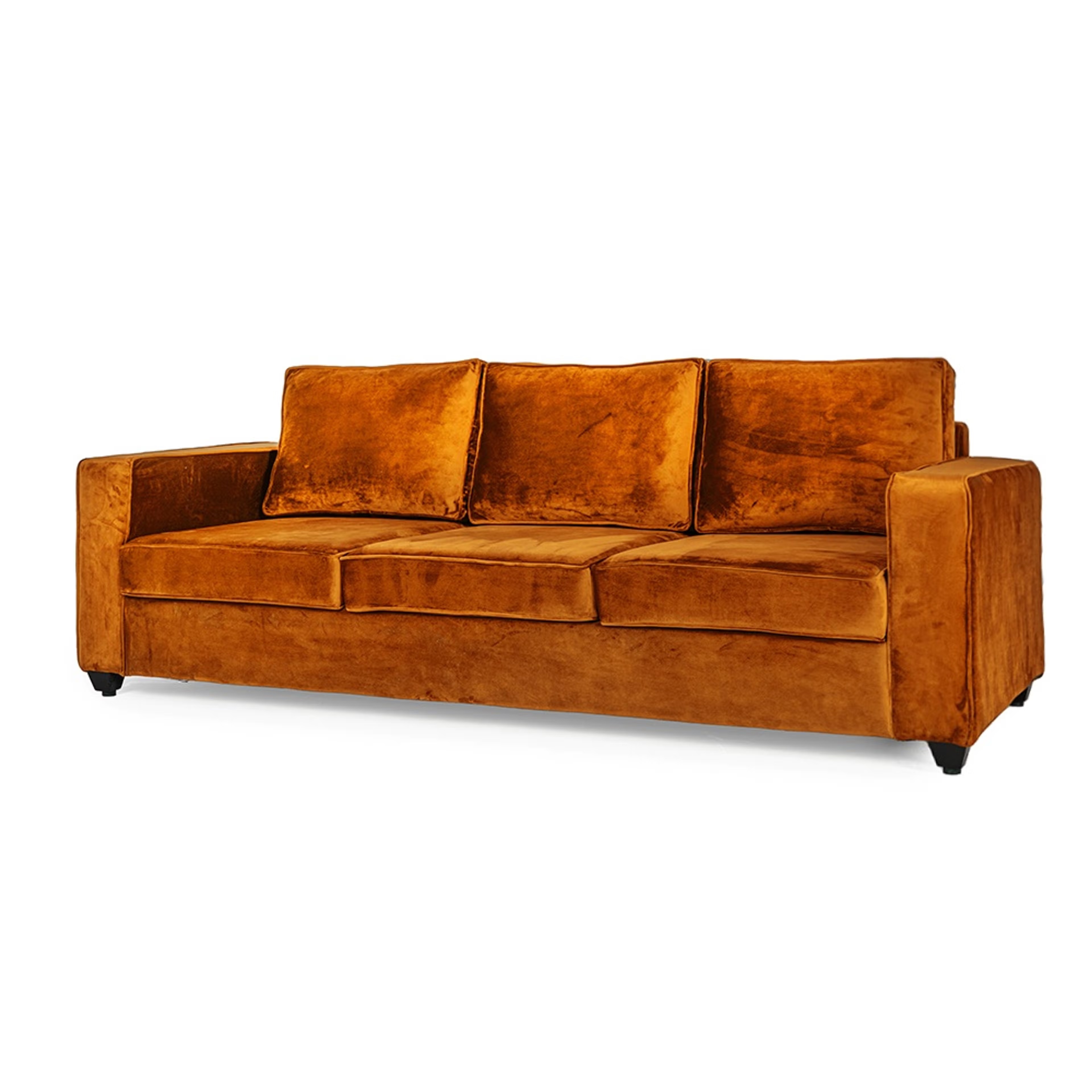 Wakefit Napper Sofa Set - (3+2+1) - Velvet Amber Regular, Without Storage, 3+2+1, Amber 9 Wakefit Napper Sofa Set - (3+2+1) - Velvet Amber Regular, Without Storage, 3+2+1, Amber