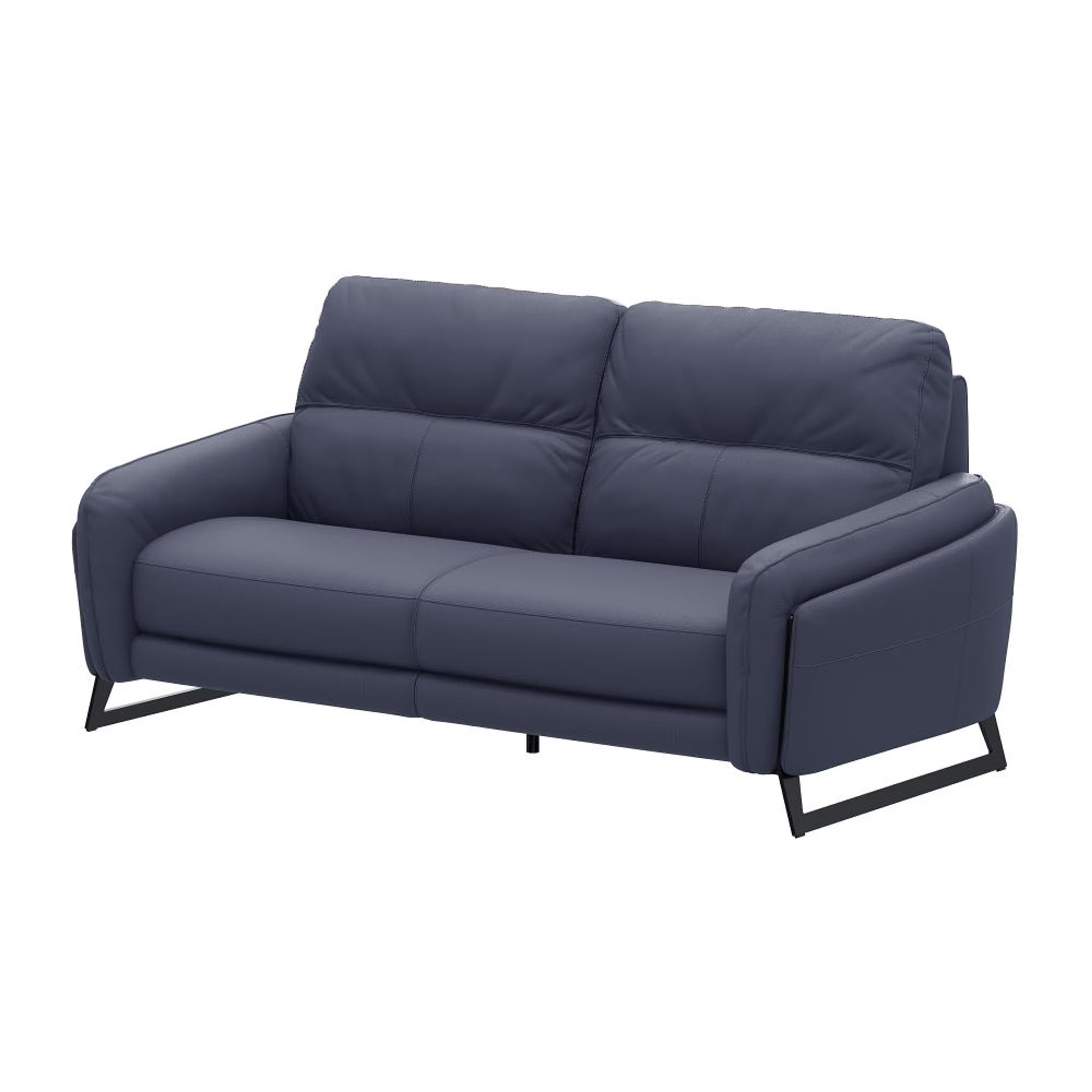 Home 43 Wakefit Todi Sofa Without Motion - Three Seater Regular, Without Motion, 3 Seater, Blue