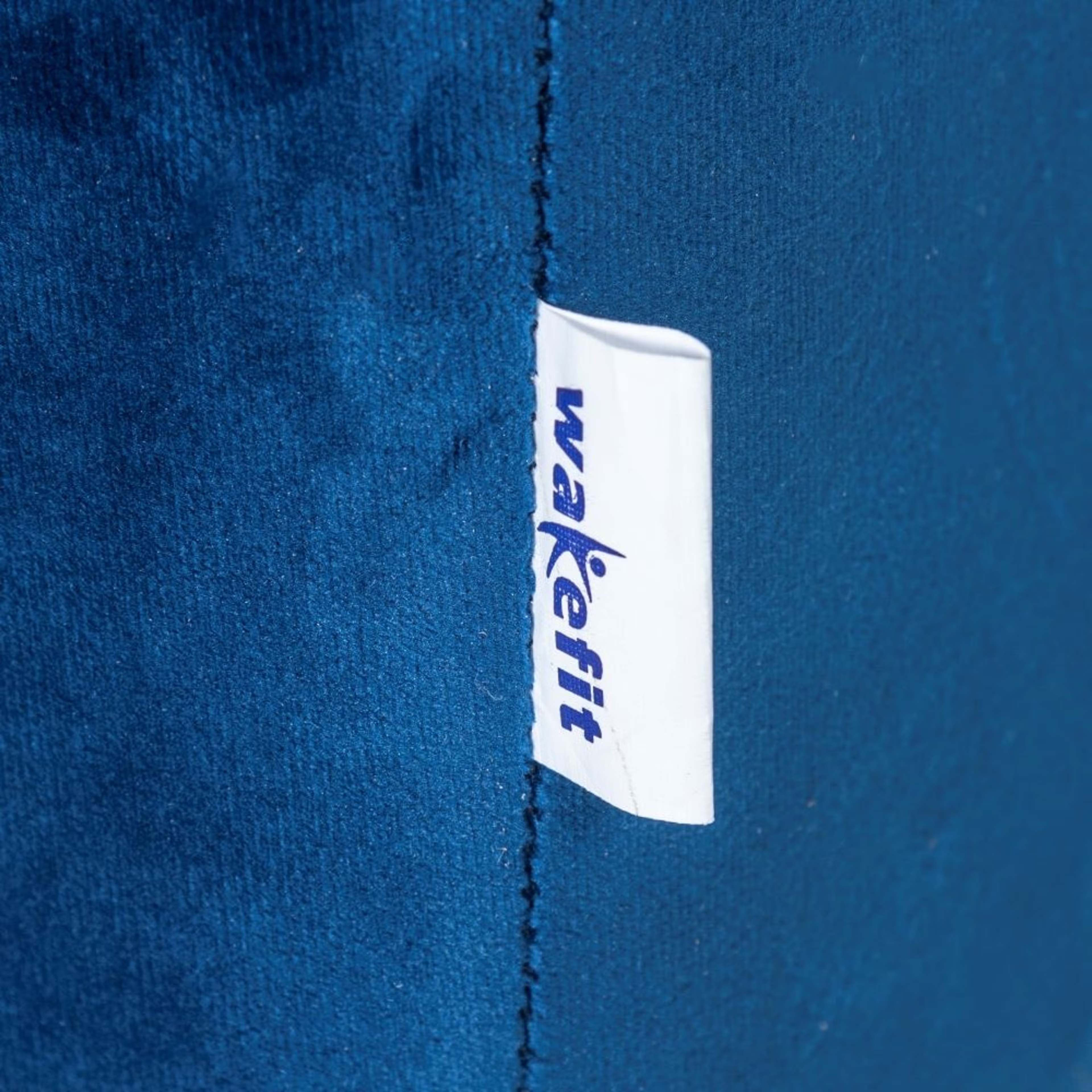 Wakefit Napper Ottoman - Velvet Blue Regular, Without Storage, Ottoman, Blue 2 Wakefit Napper Ottoman - Velvet Blue Regular, Without Storage, Ottoman, Blue
