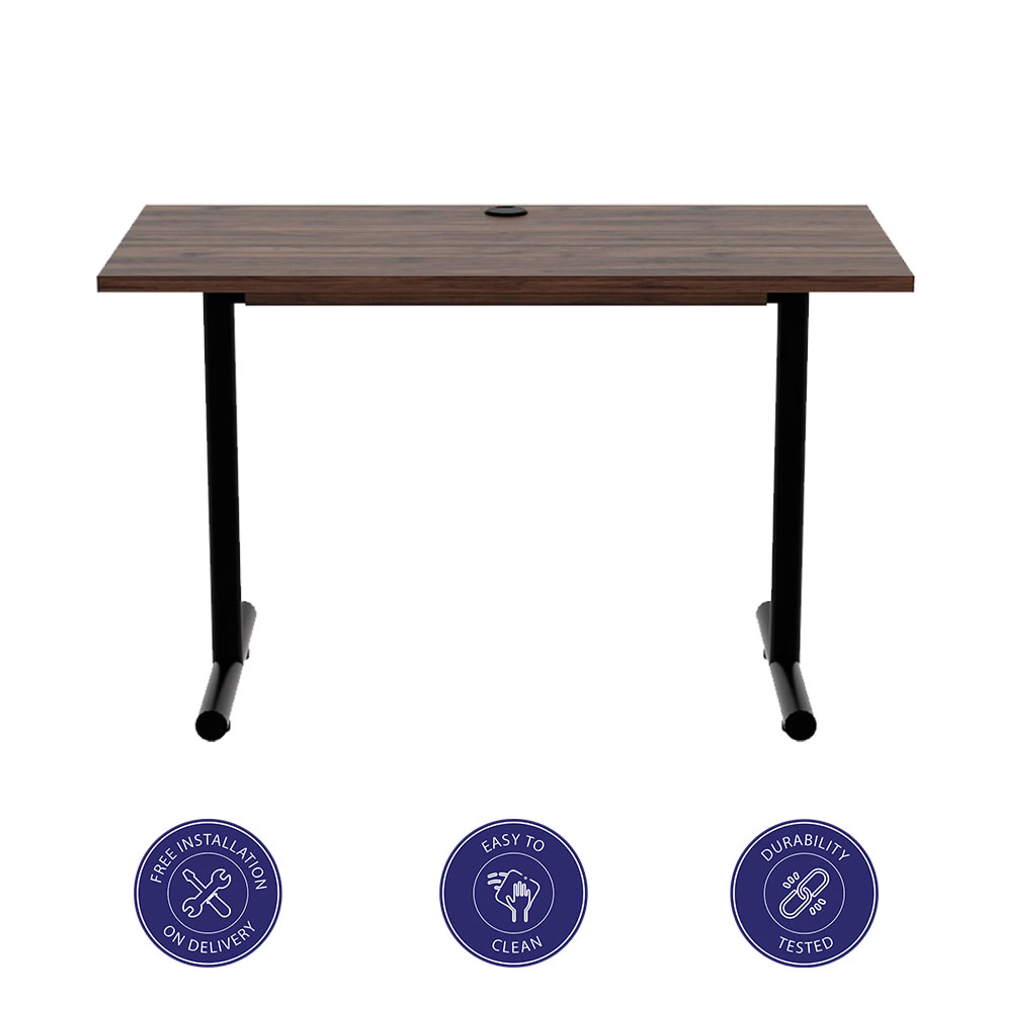 Wakefit Shea Study Table Columbian Walnut
