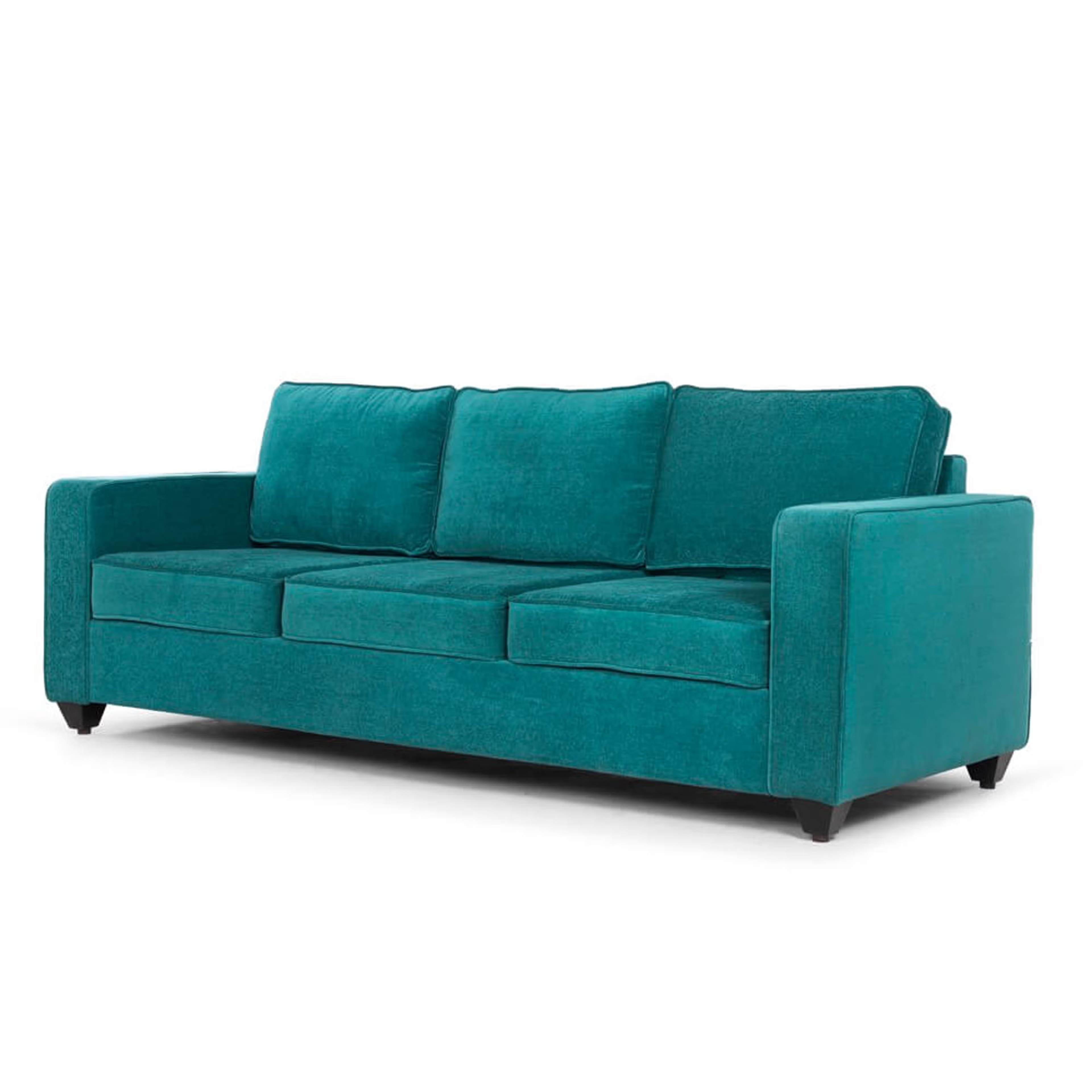 Wakefit Napper Sofa - Three Seater Regular, Without Storage, 3, Malibu Green 3 Wakefit Napper Sofa - Three Seater Regular, Without Storage, 3, Malibu Green