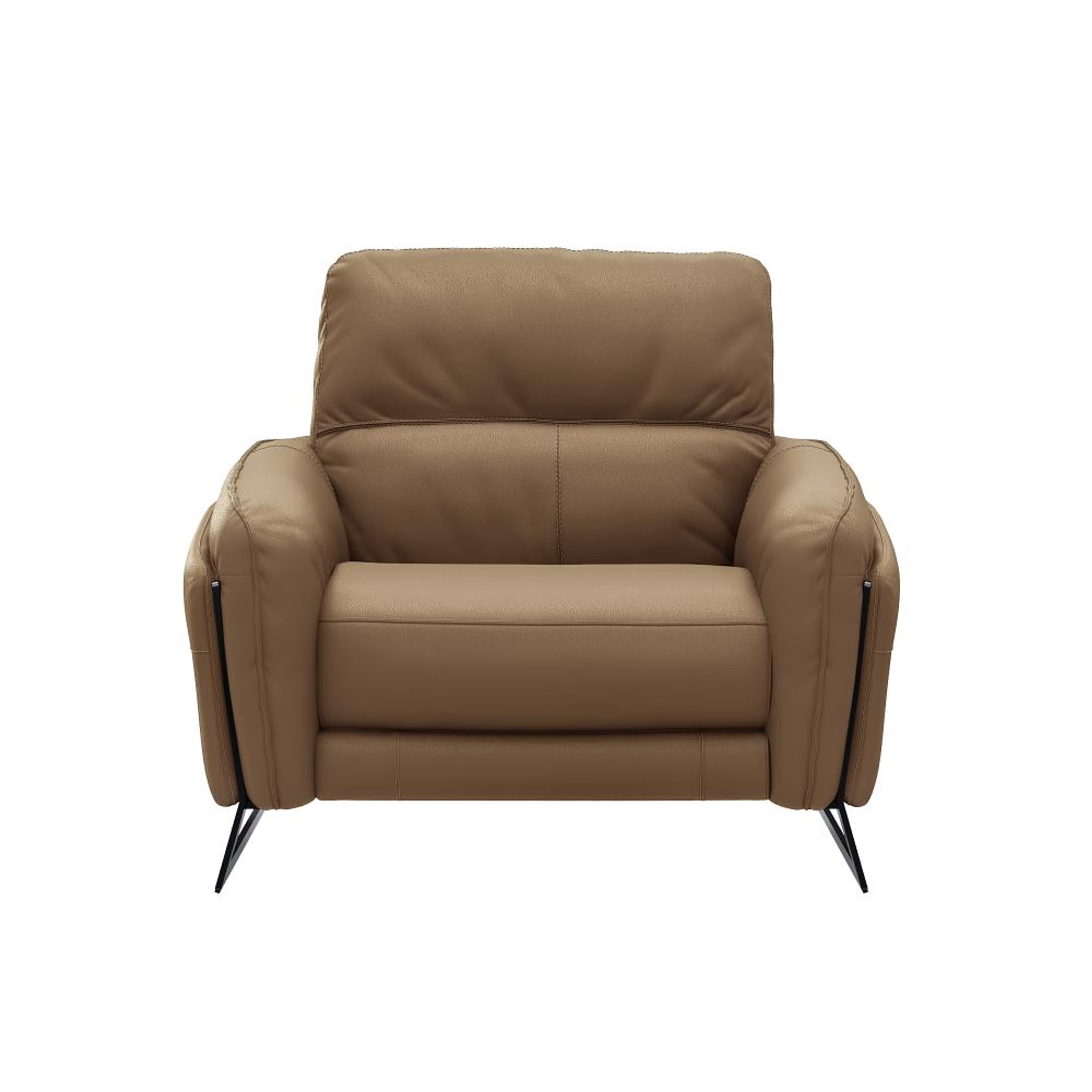Wakefit Todi Sofa Without Motion - One Seater Regular, Without Motion, 1 Seater, Cappuccino