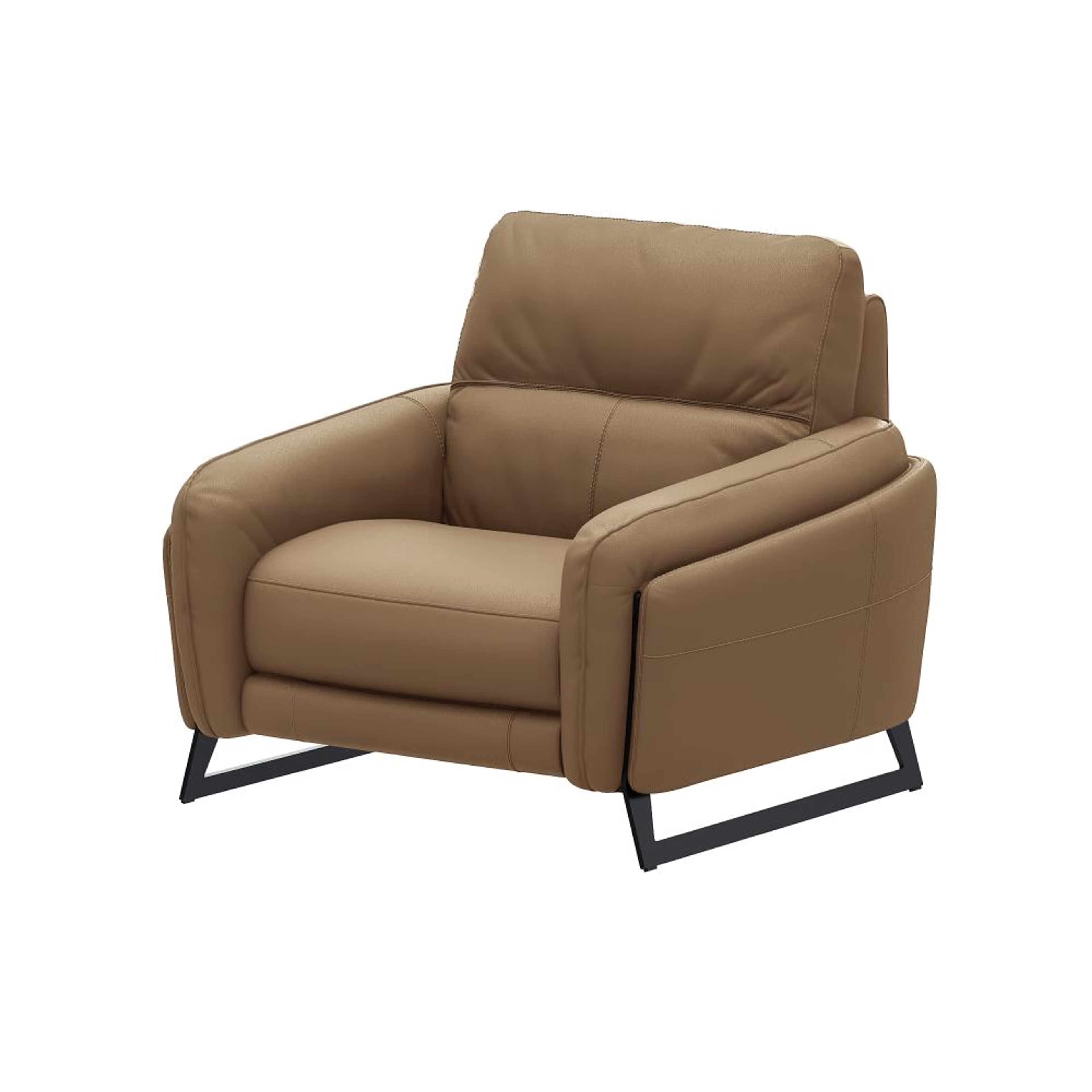 Wakefit Todi Sofa Without Motion - One Seater Regular, Without Motion, 1 Seater, Cappuccino