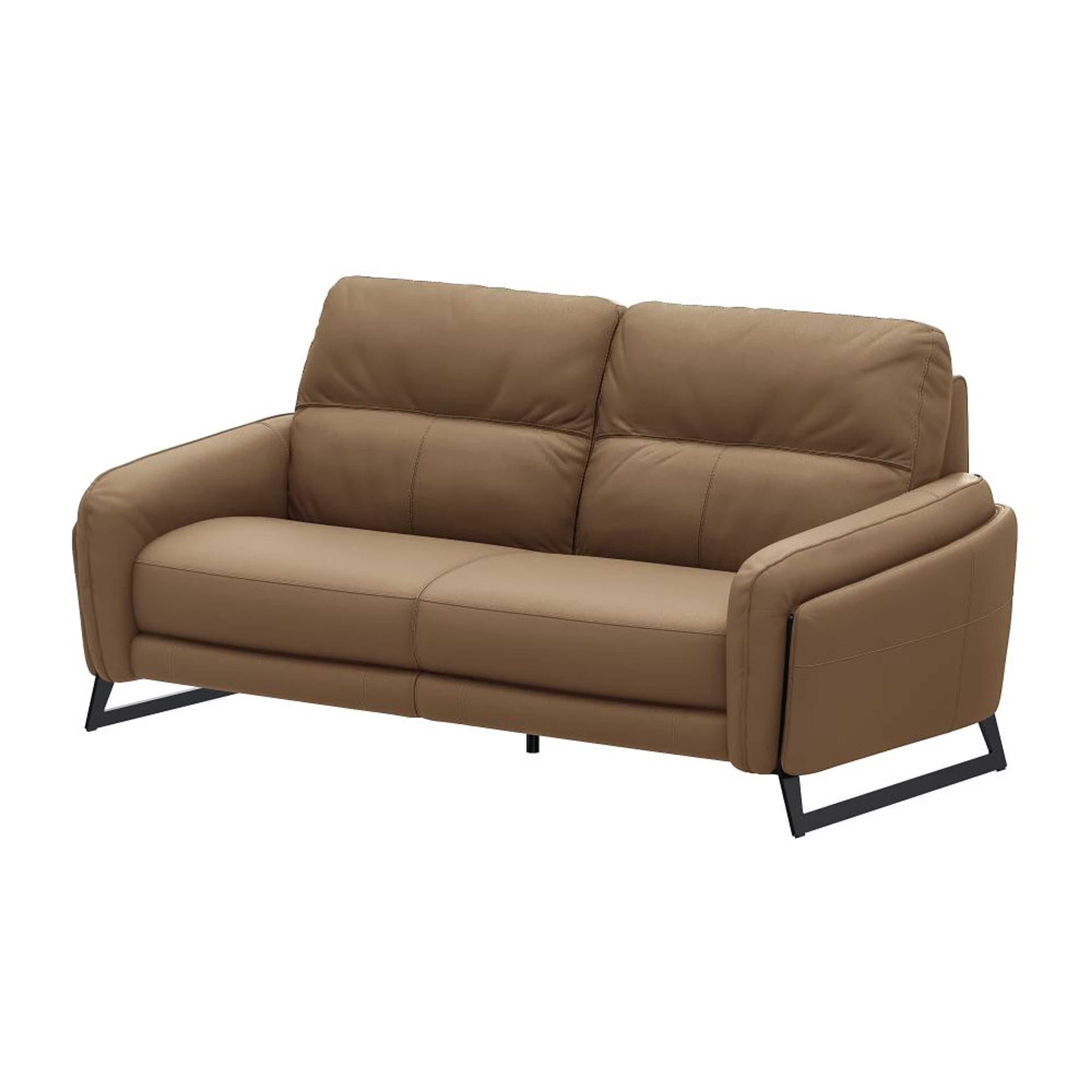 Home 29 Wakefit Todi Sofa Without Motion - Three Seater Regular, Without Motion, 3 Seater, Cappuccino