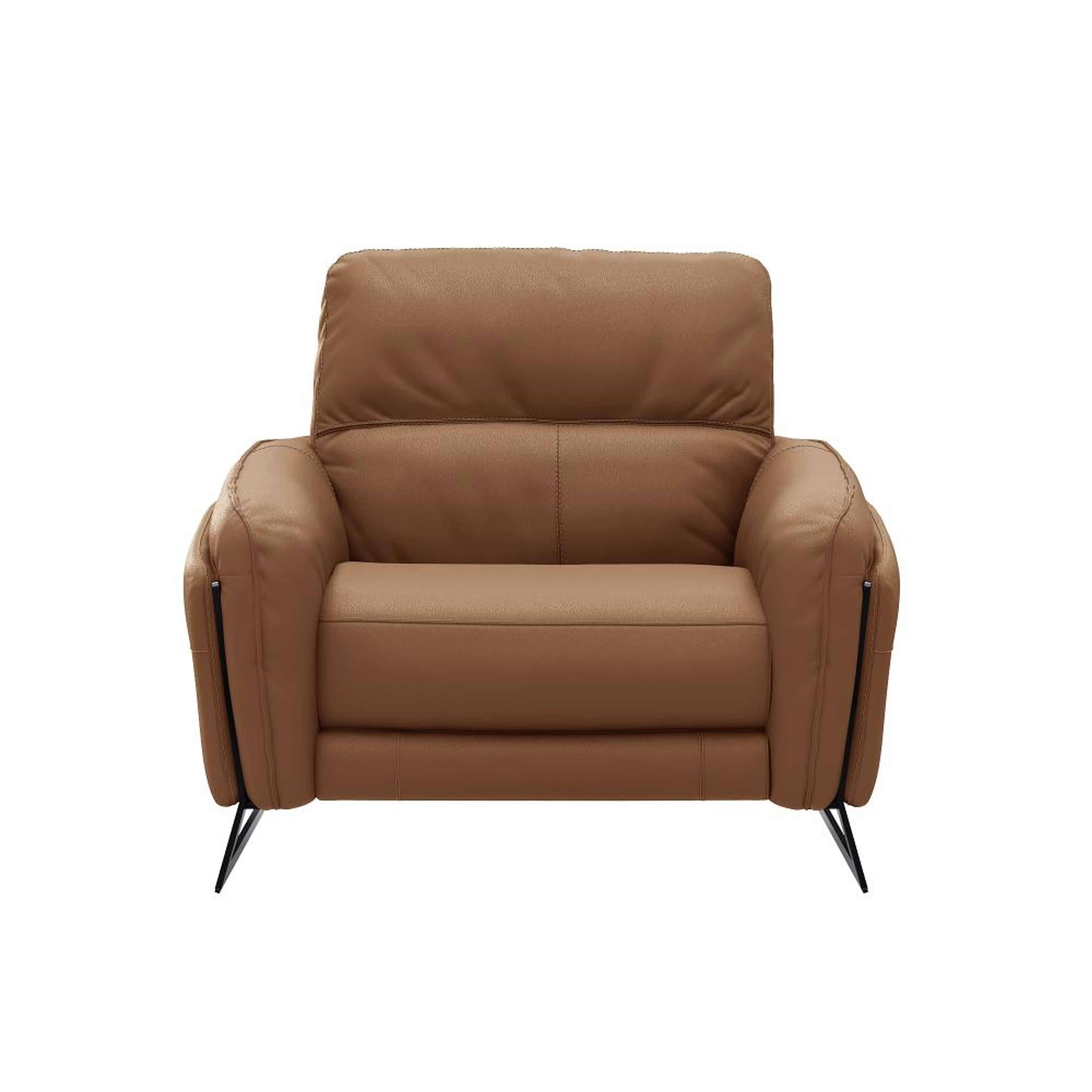 Wakefit Todi Sofa Without Motion - One Seater Regular, Without Motion, 1 Seater, Brown