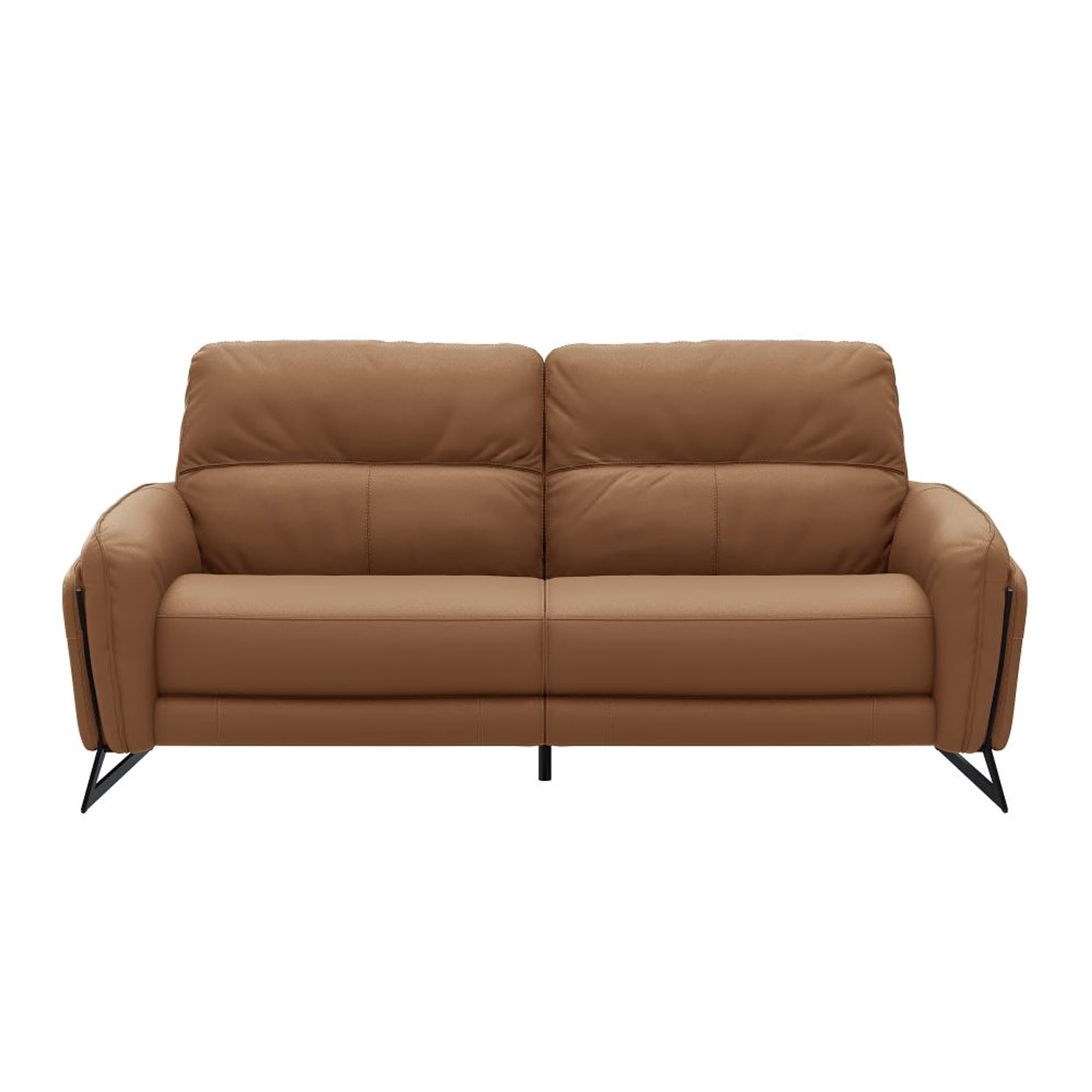 Home 31 Wakefit Todi Sofa Without Motion - Three Seater Regular, Without Motion, 3 Seater, Brown