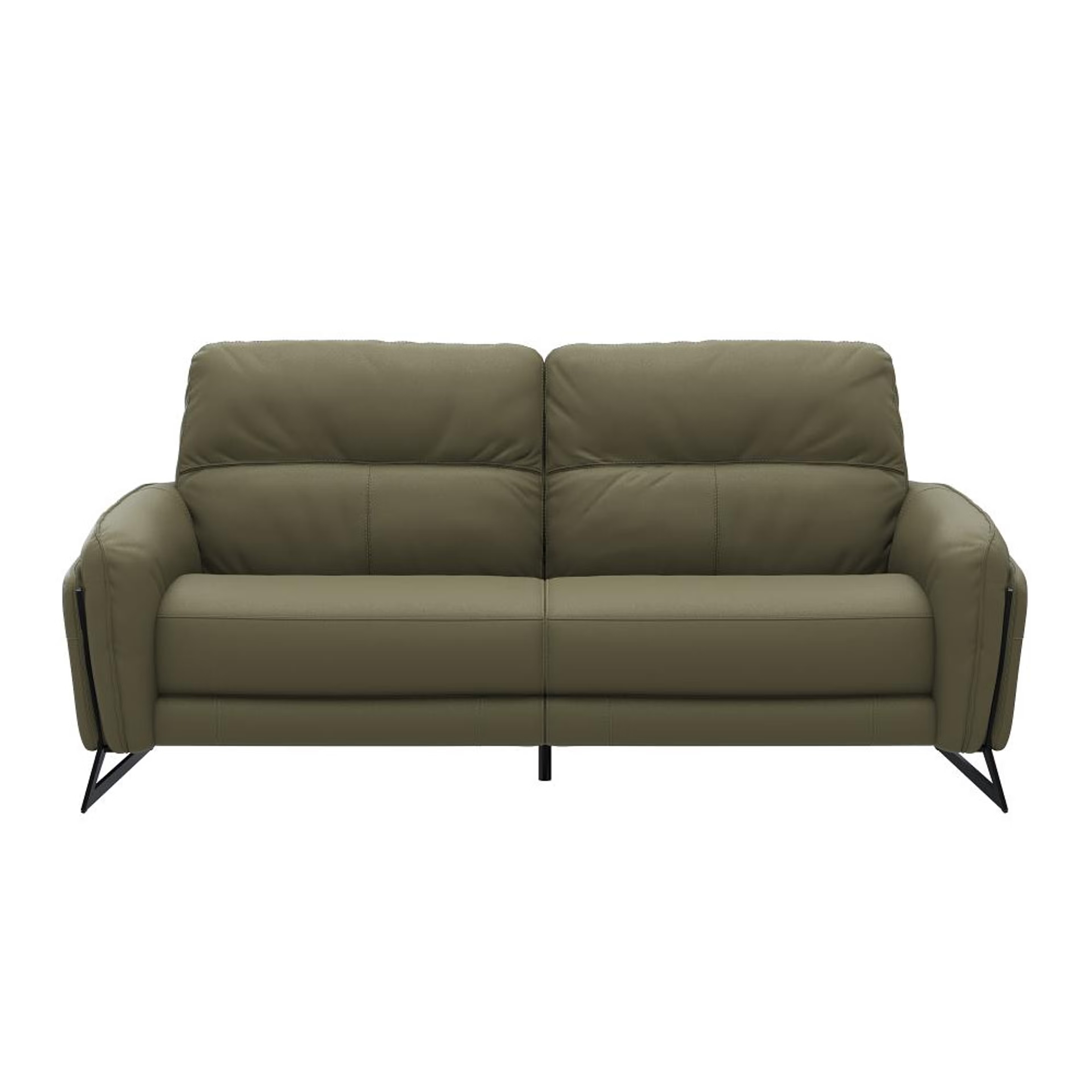 Wakefit Todi Sofa Without Motion - Three Seater Regular, Without Motion, 3 Seater, Green