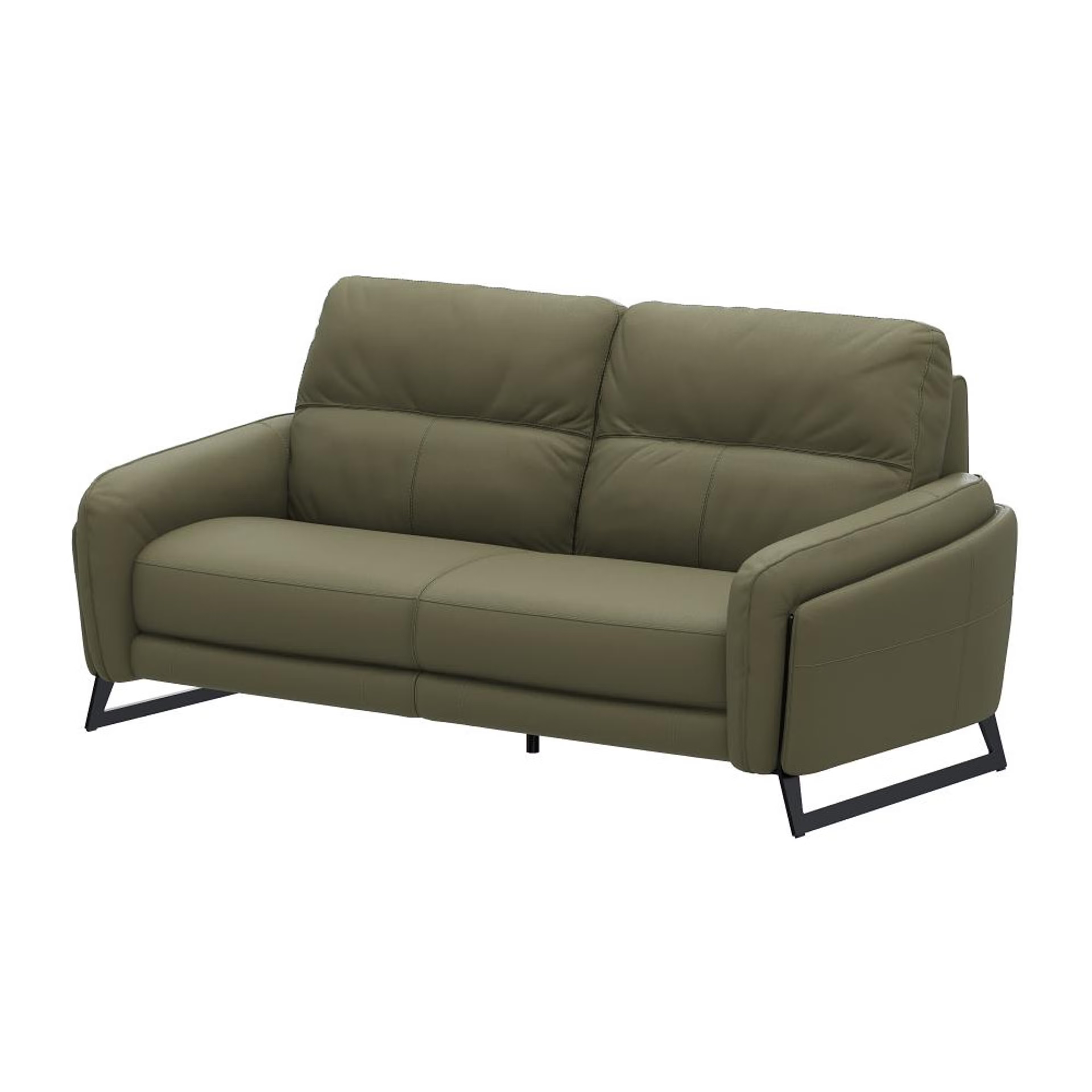 Wakefit Todi Sofa Without Motion - Three Seater Regular, Without Motion, 3 Seater, Green