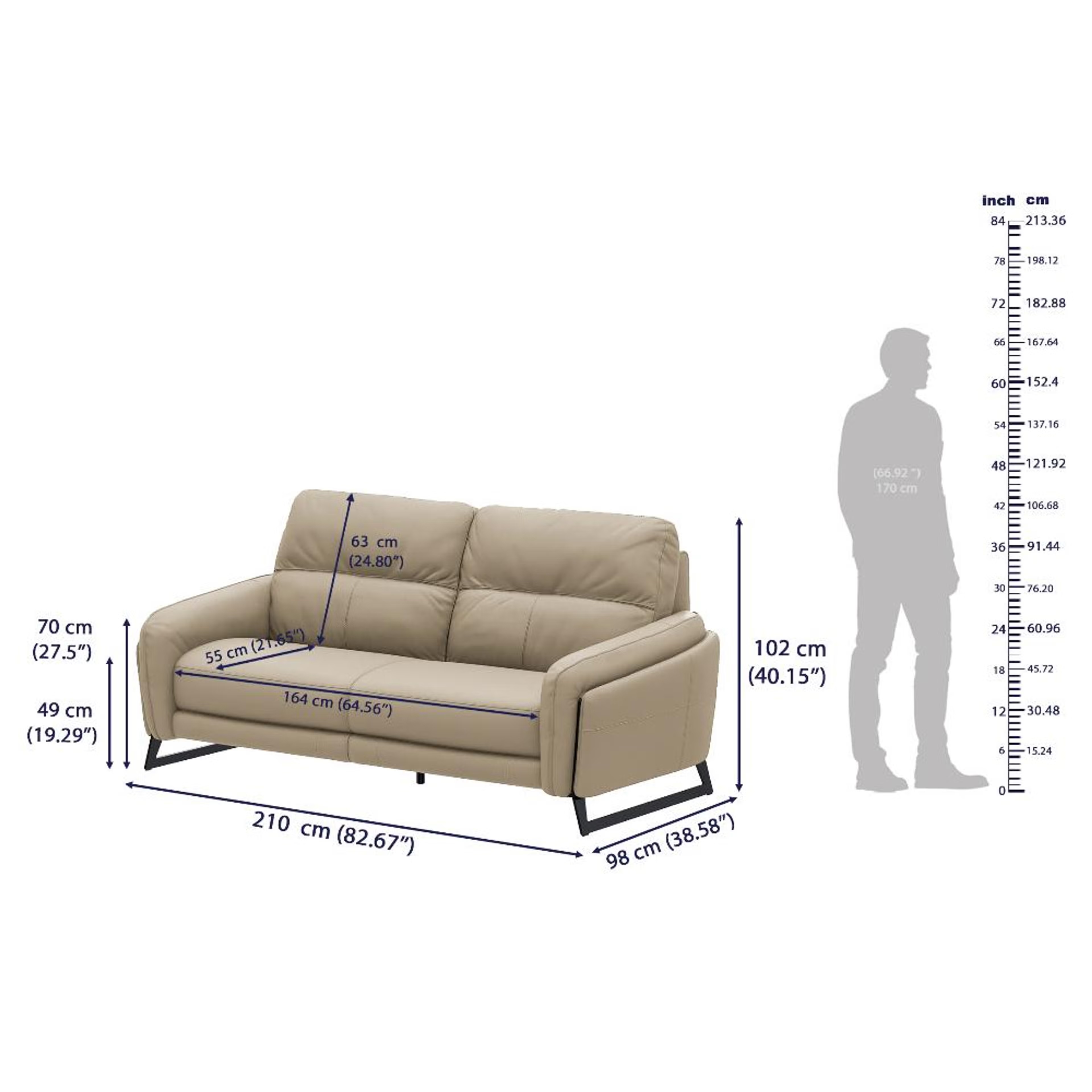Wakefit Todi Sofa Without Motion Set (3+1+1) Seater Regular, Without Motion, Set (3+1+1), Beige 8 Wakefit Todi Sofa Without Motion Set (3+1+1) Seater Regular, Without Motion, Set (3+1+1), Beige