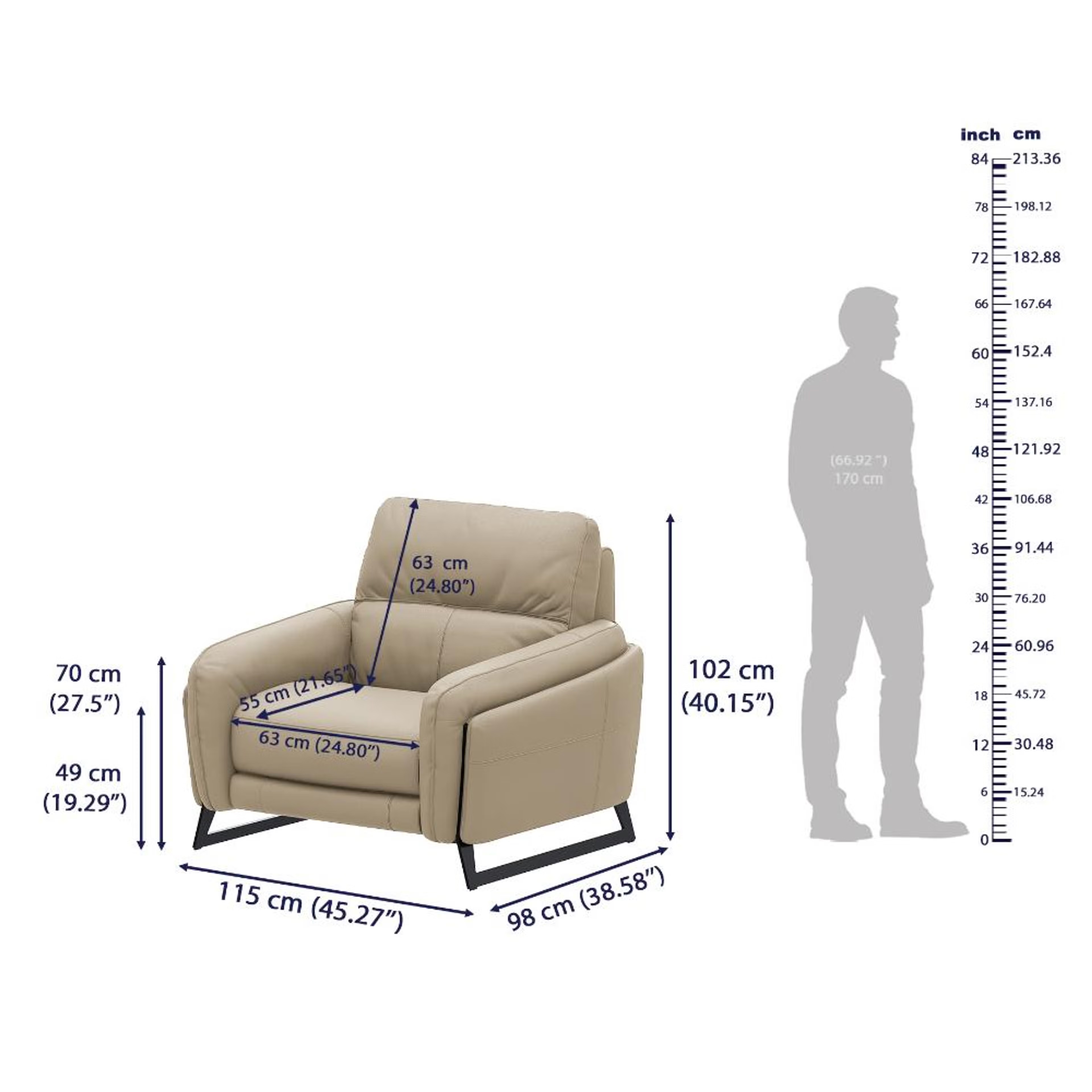 Wakefit Todi Sofa Without Motion Set (3+1+1) Seater Regular, Without Motion, Set (3+1+1), Beige 9 Wakefit Todi Sofa Without Motion Set (3+1+1) Seater Regular, Without Motion, Set (3+1+1), Beige