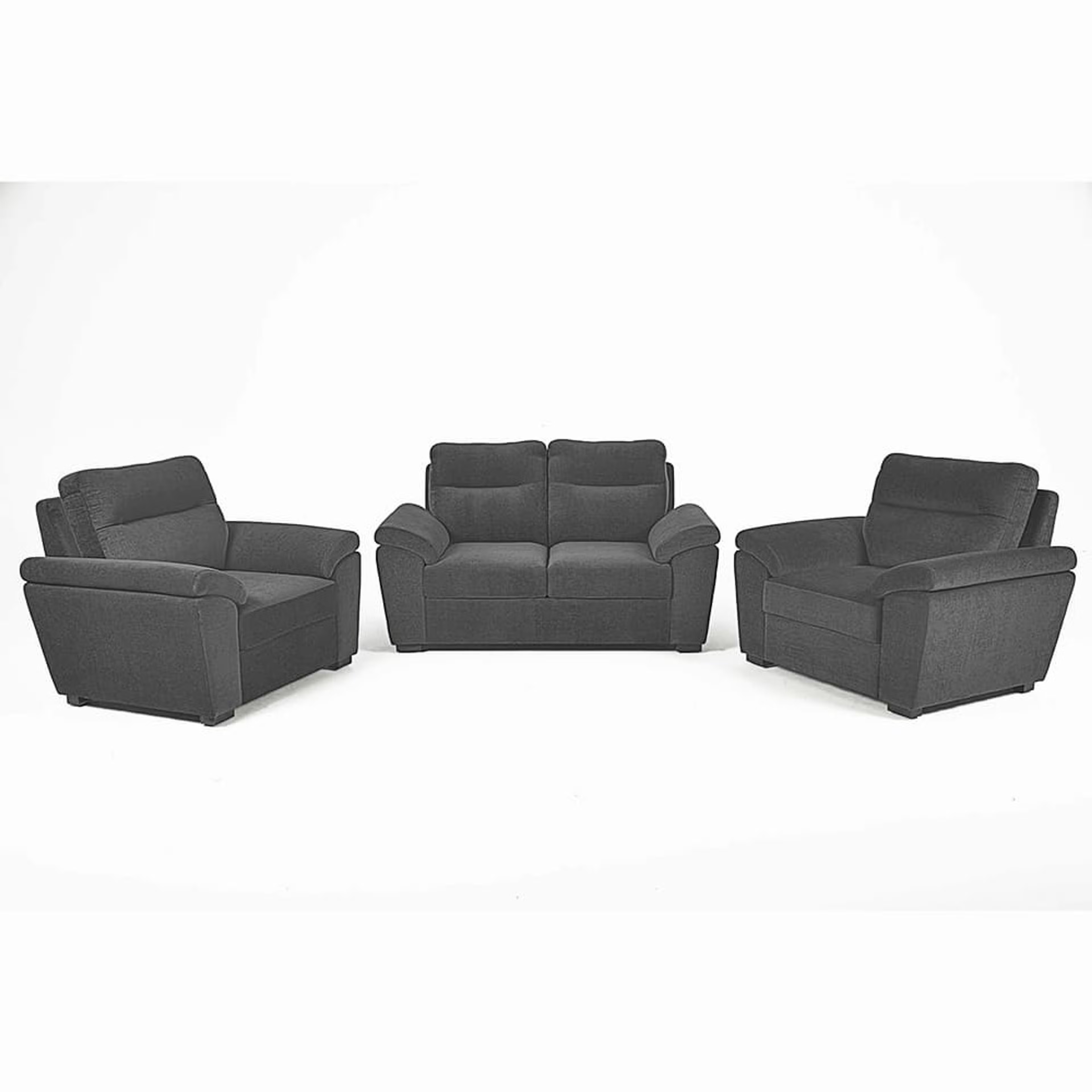 Home 45 Wakefit Lounger Sofa Set (2+1+1) Regular, Set (2+1+1), Malphino Smoke Grey