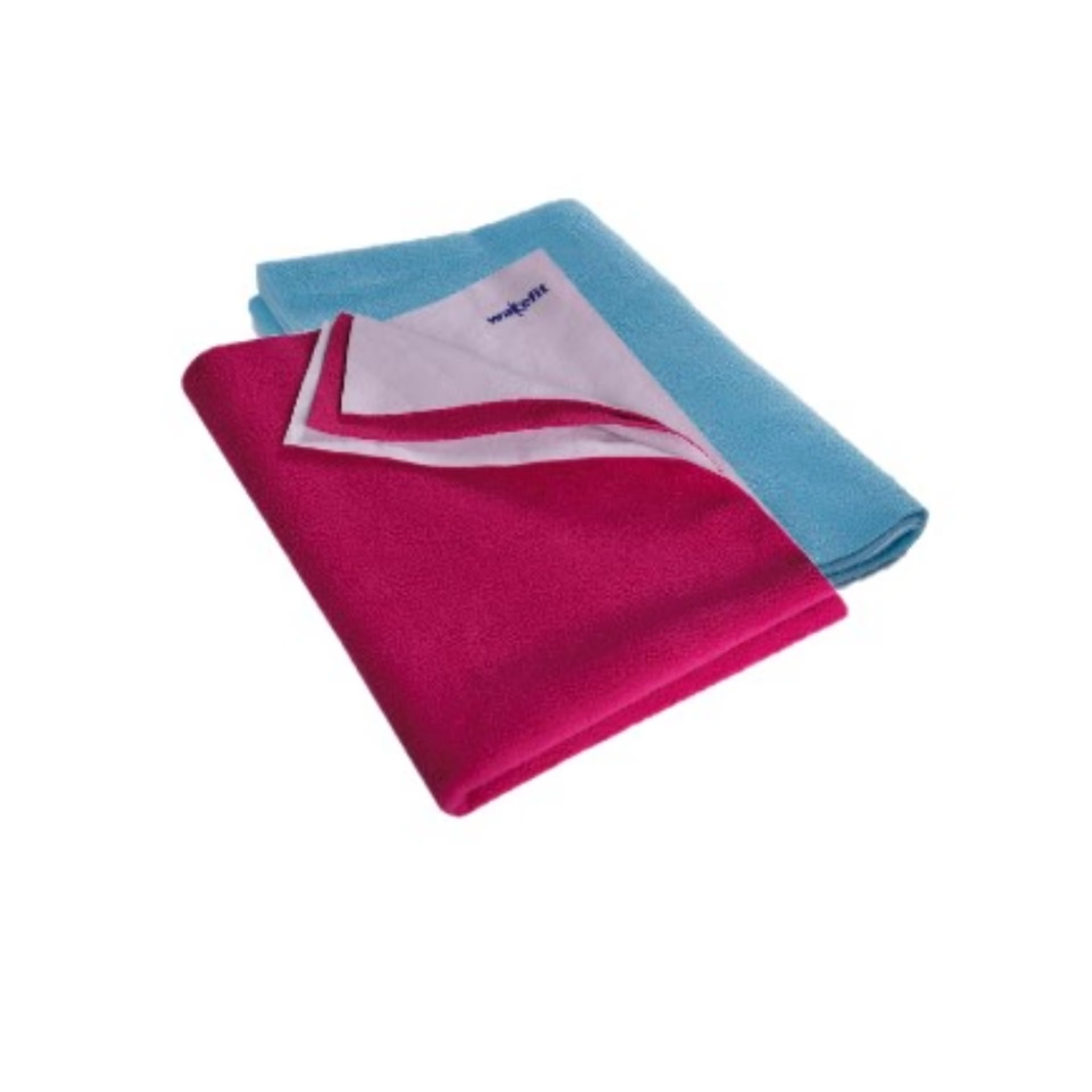 Daffy Waterproof Dry Sheets - Extra Large (1.4m x 2m) (Aqua Blue and Magenta) (Set of 2) Extra Large, Set of 2, Aqua Blue & Magenta