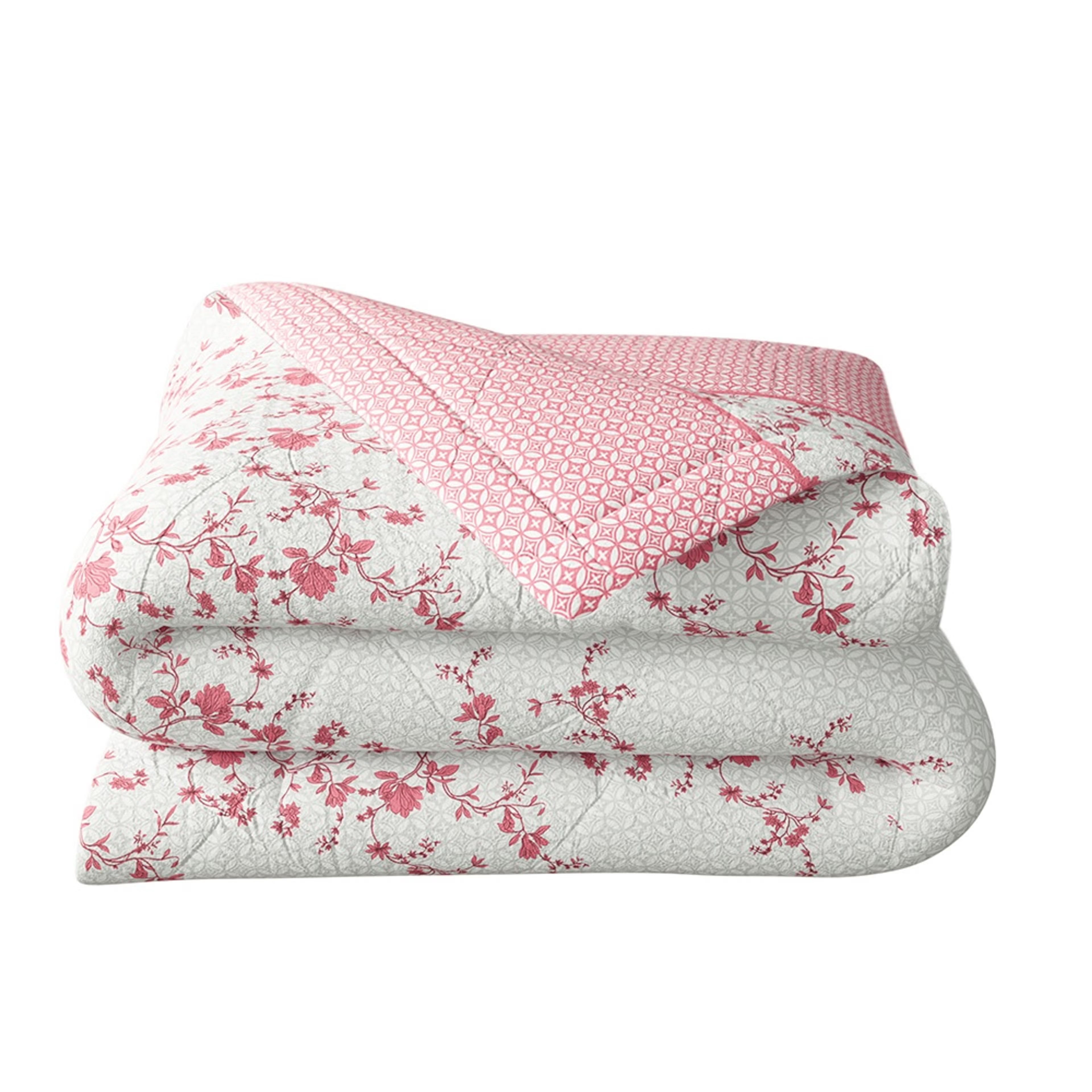 Wakefit Double Siliconised Microfibre Reversible Cotton Comforter (Florenza) 100% Cotton, Double, 220 GSM, Florenza