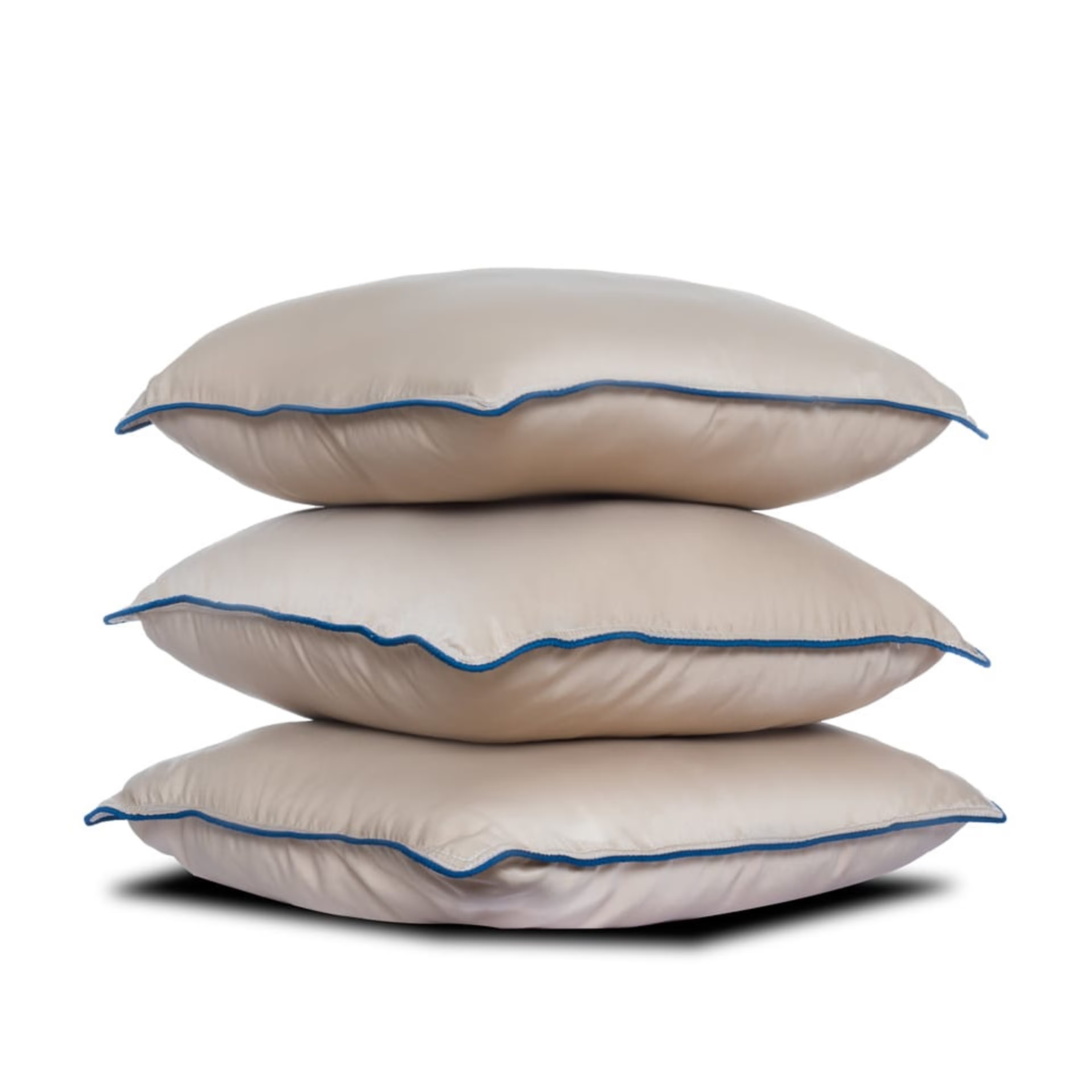 Cushion | Pack of 3 |12x12 Inch| Hollow Fiber Filling | Use With or Without Cover | For Sofa & Bed | Gentle Machine Wash| Taupe 12"x12\