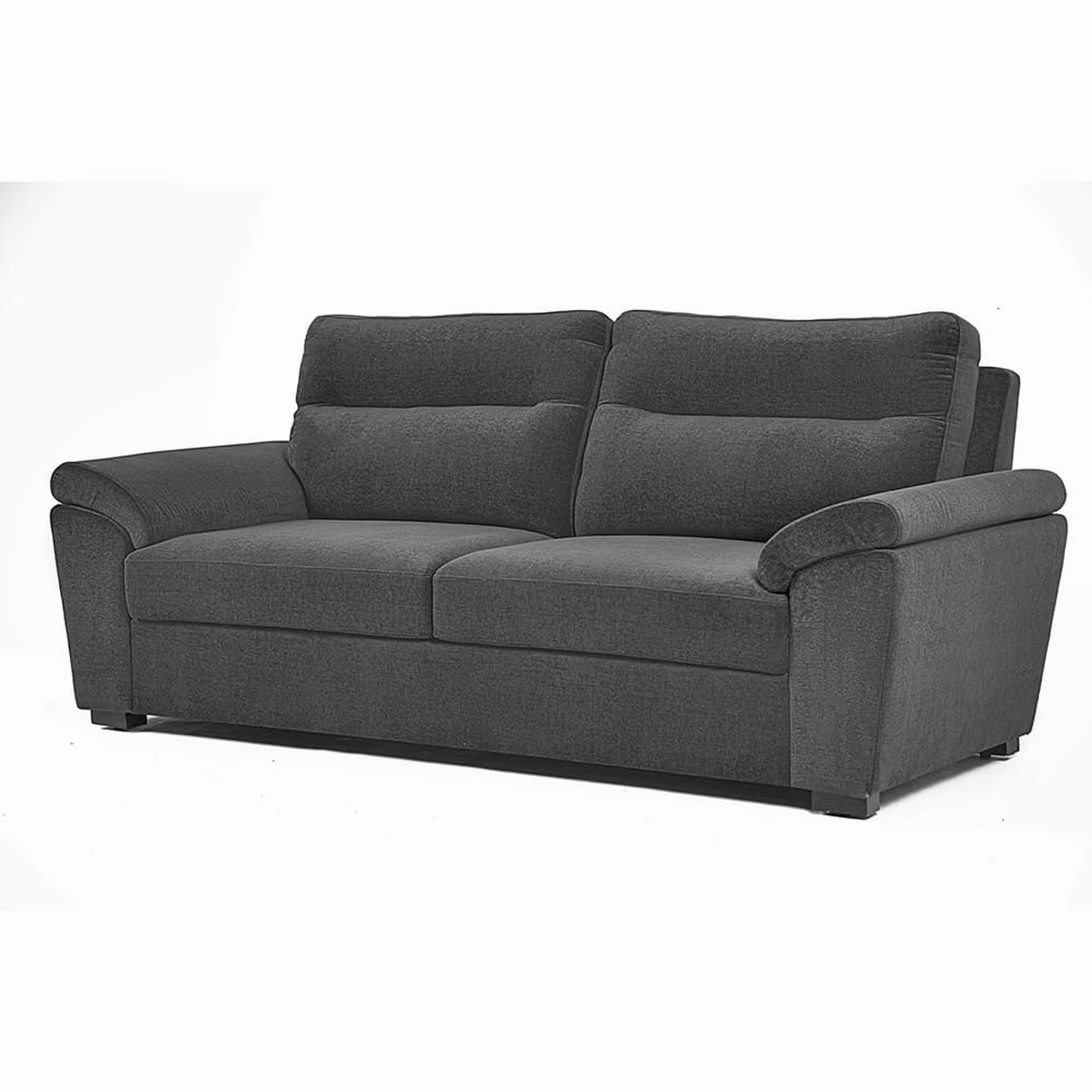 Wakefit Lounger Sofa - Three Seater Regular, Three Seater, Malphino Smoke Grey