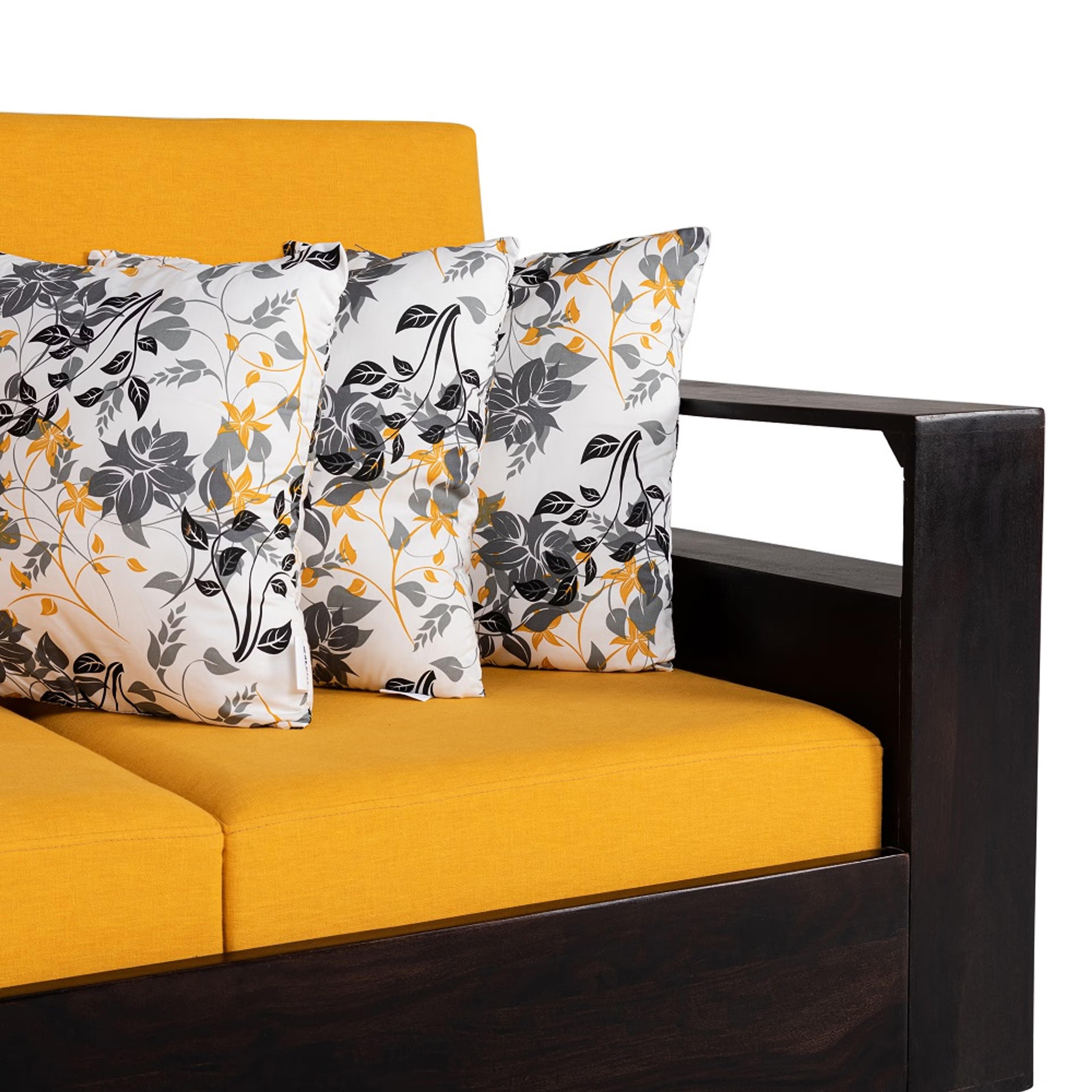 Printed Cushion | Pack of 3 |12x12 Inch| Hollow Fiber Filling | Use With or Without Cover | For Sofa & Bed | Gentle Machine Wash 12"x12\