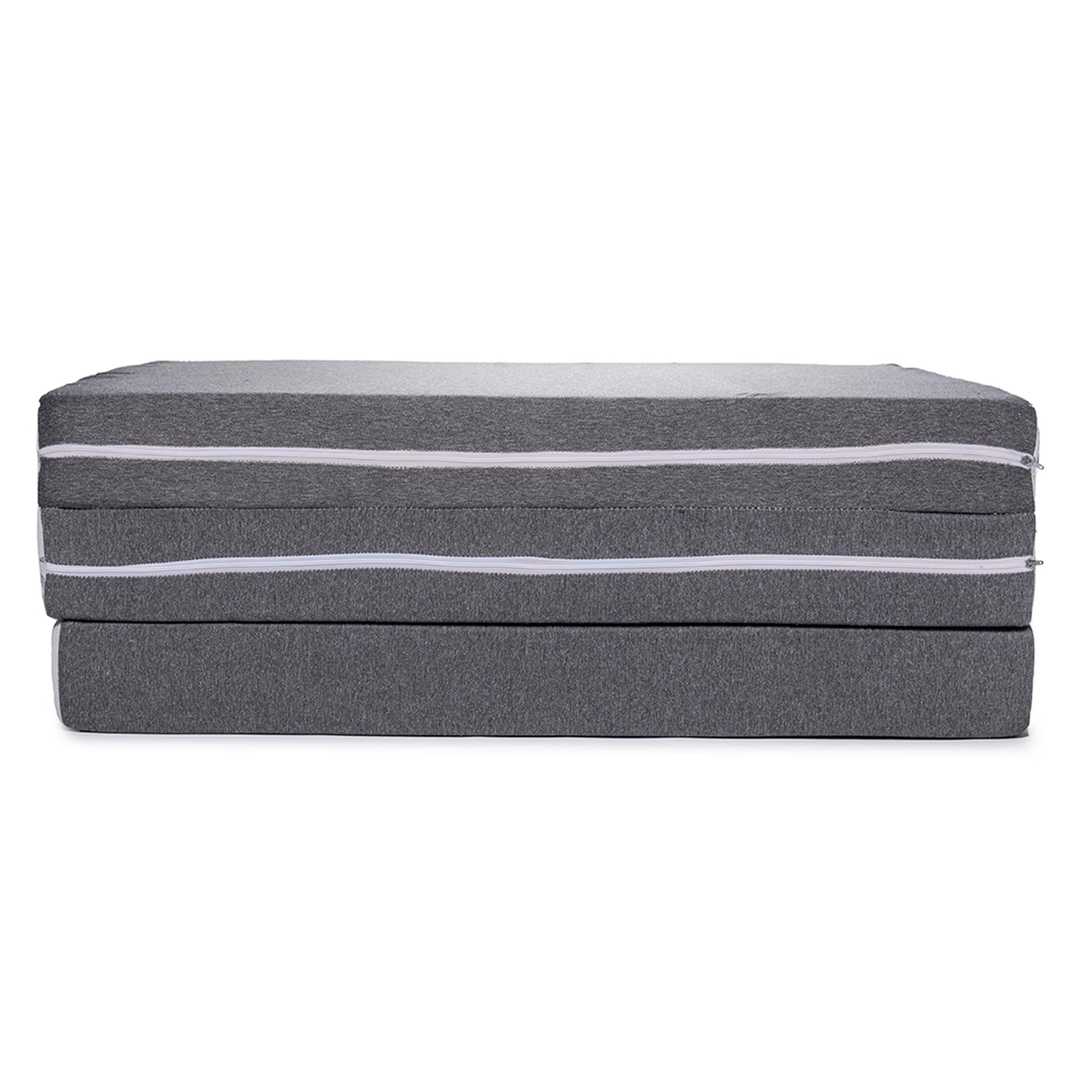Wakefit Flexagon Trifold Pro Mattress Single - 72" x 36" x 4" - 1.83m x 91.4cm x 10.2cm 10 Wakefit Flexagon Trifold Pro Mattress Single - 72" x 36" x 4" - 1.83m x 91.4cm x 10.2cm