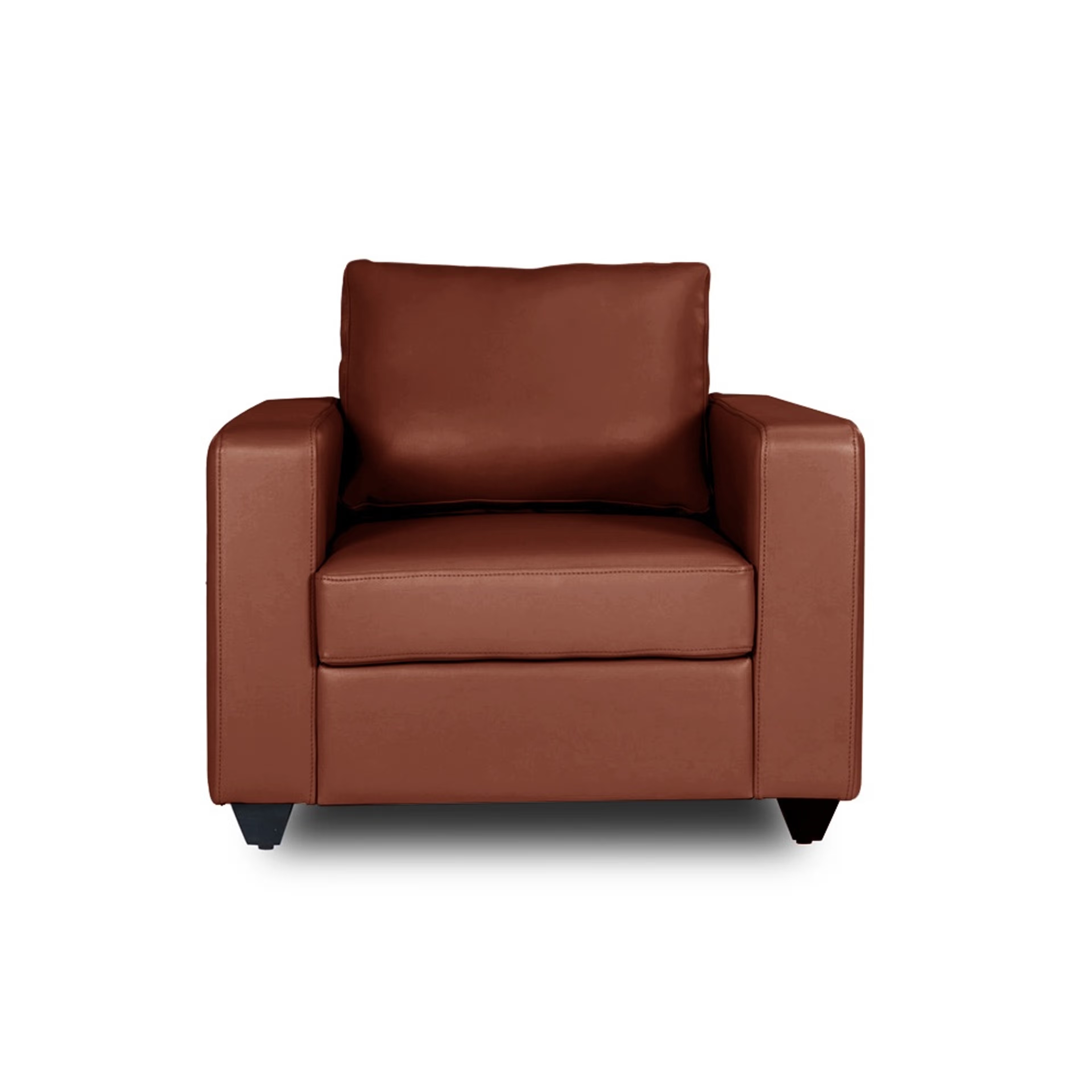 Wakefit Napper Sofa - Single Seater Regular, Without Storage, 1, Tan