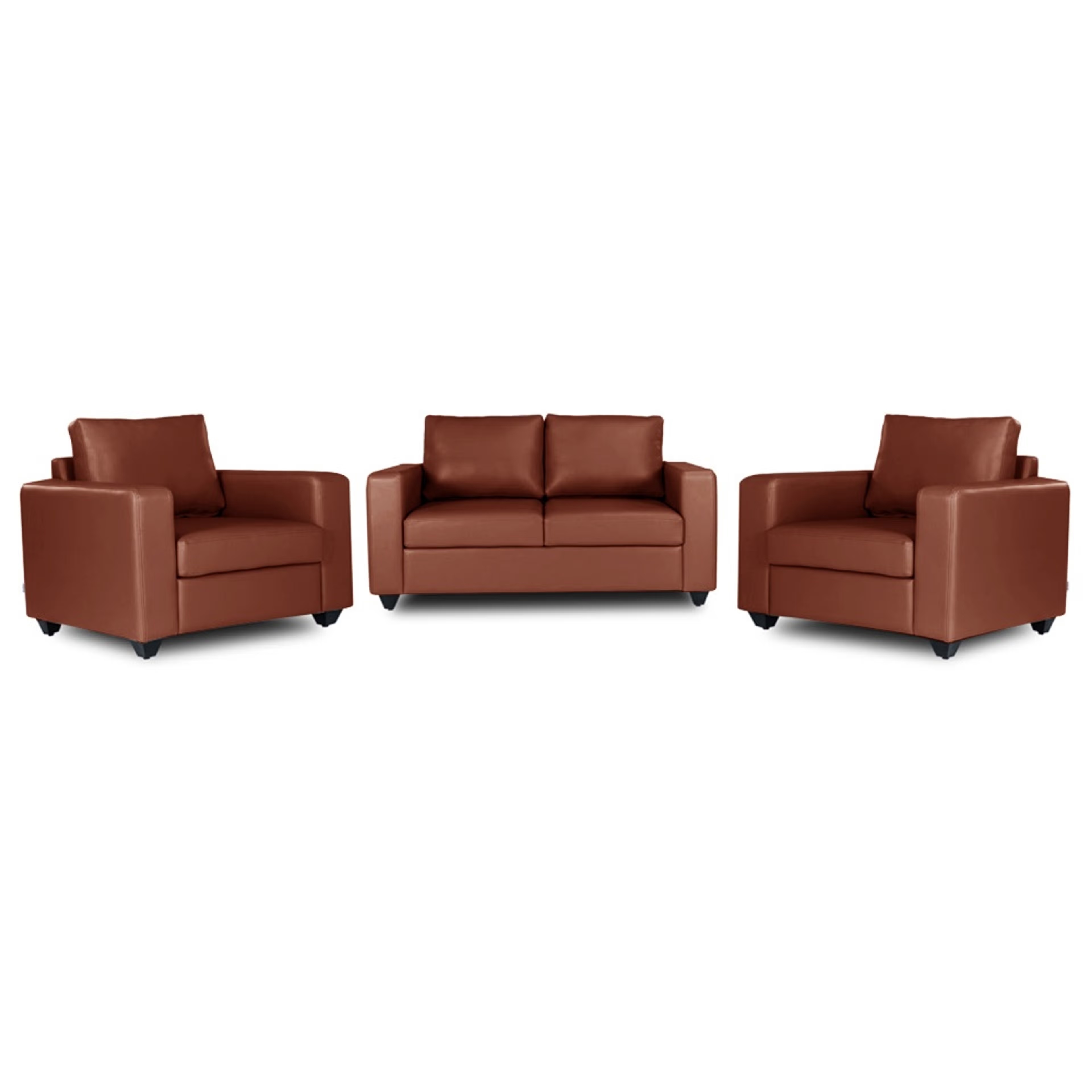 Home 26 Wakefit Napper Sofa Set (2+1+1) Regular, Without Storage, 2+1+1, Tan