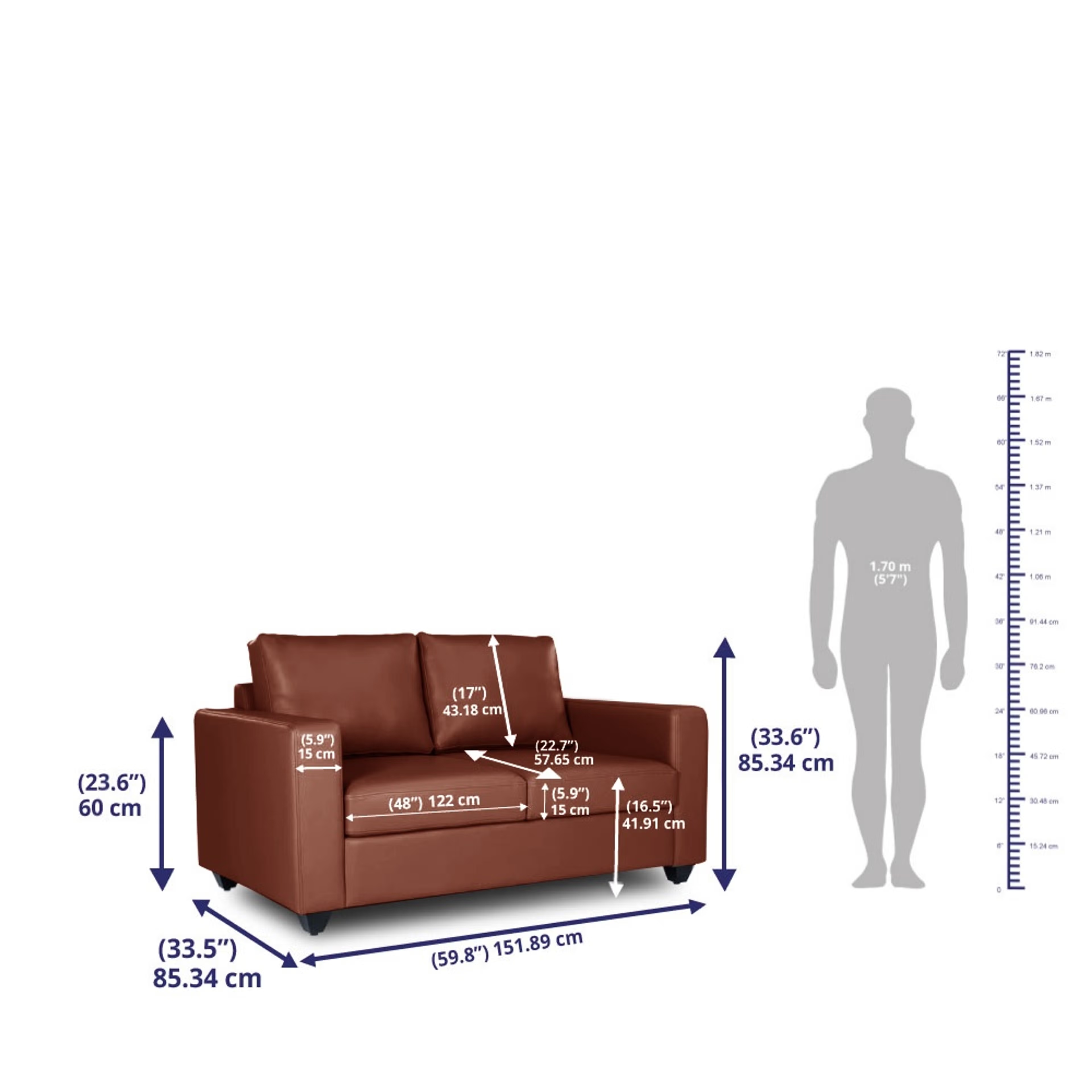 Wakefit Napper Sofa Set (2+1+1) Regular, Without Storage, 2+1+1, Tan 8 Wakefit Napper Sofa Set (2+1+1) Regular, Without Storage, 2+1+1, Tan