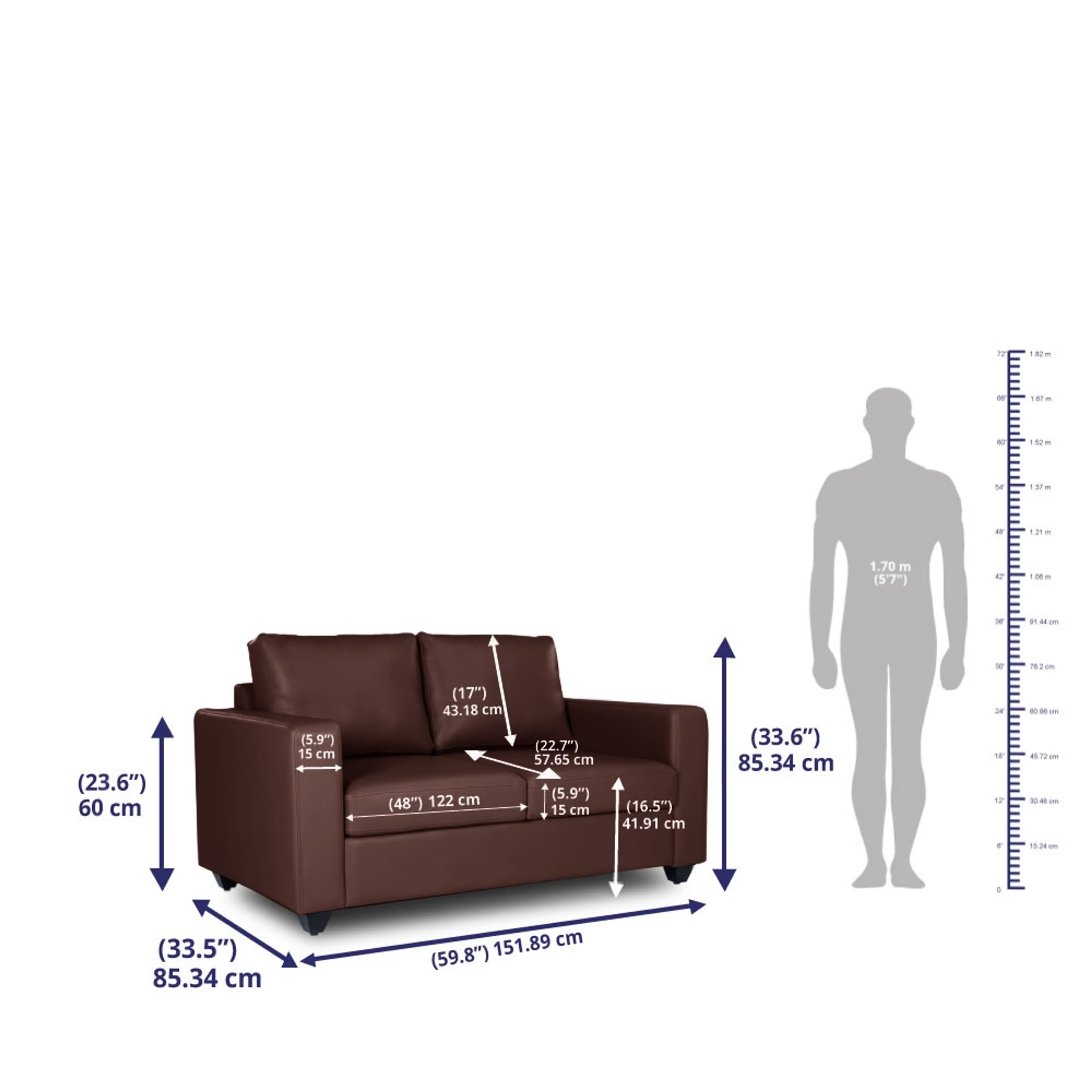Wakefit Napper Sofa Set (3+2+1) Regular, Without Storage, 3+2+1, Dark Fantasy 10 Wakefit Napper Sofa Set (3+2+1) Regular, Without Storage, 3+2+1, Dark Fantasy