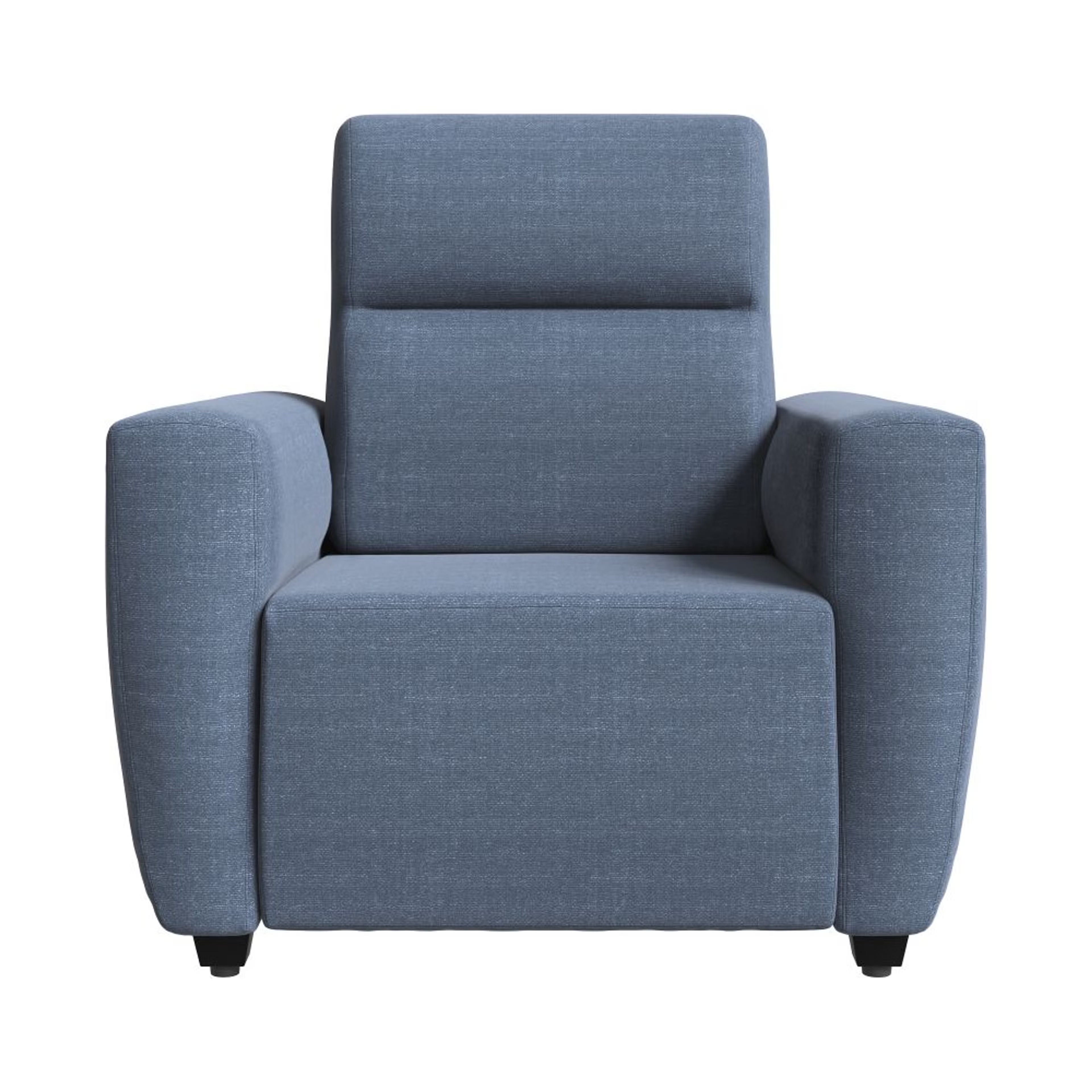 Wakefit Belize Sofa - Single Seater Regular, One Seater, Omega Blue