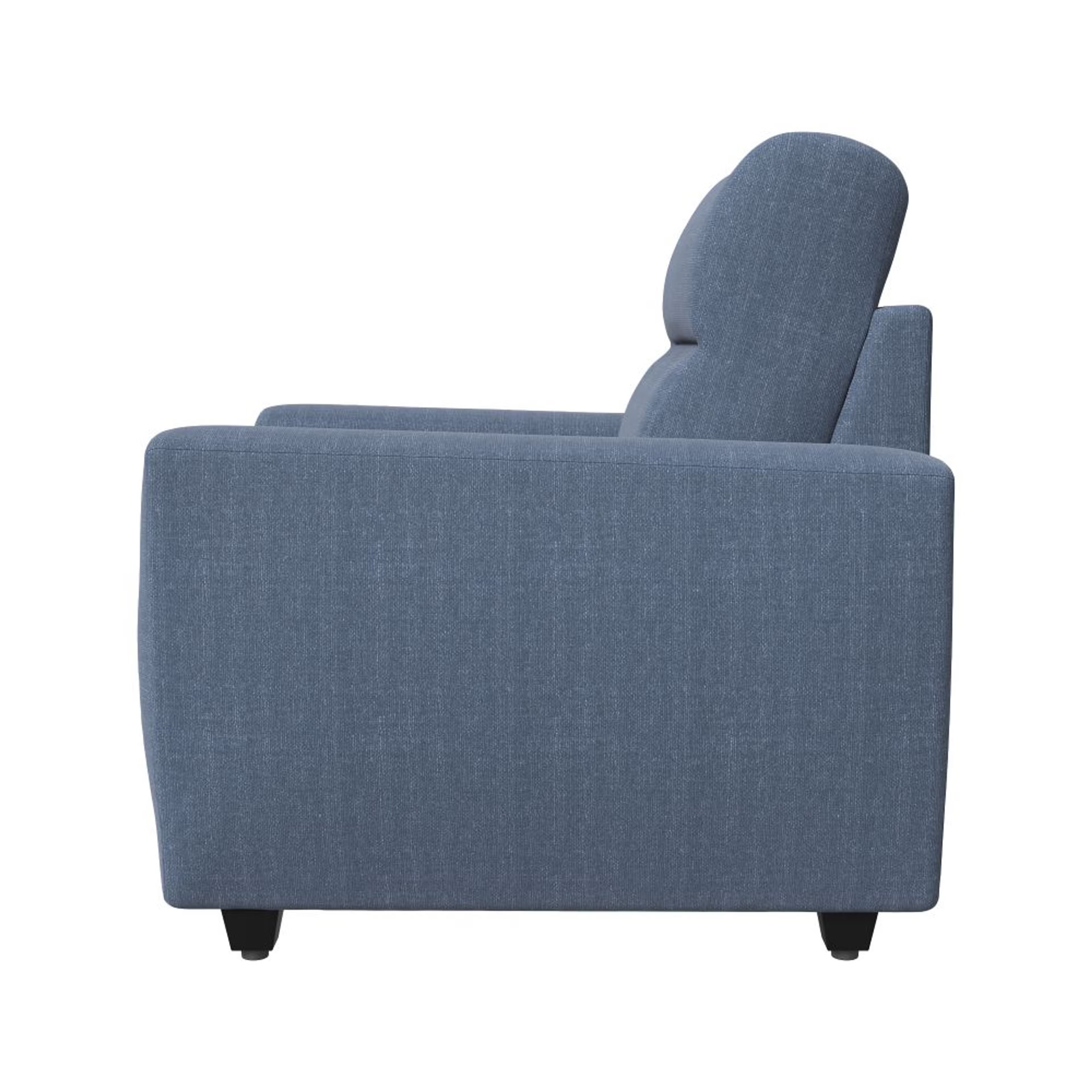 Wakefit Belize Sofa - Single Seater Regular, One Seater, Omega Blue 4 Wakefit Belize Sofa - Single Seater Regular, One Seater, Omega Blue