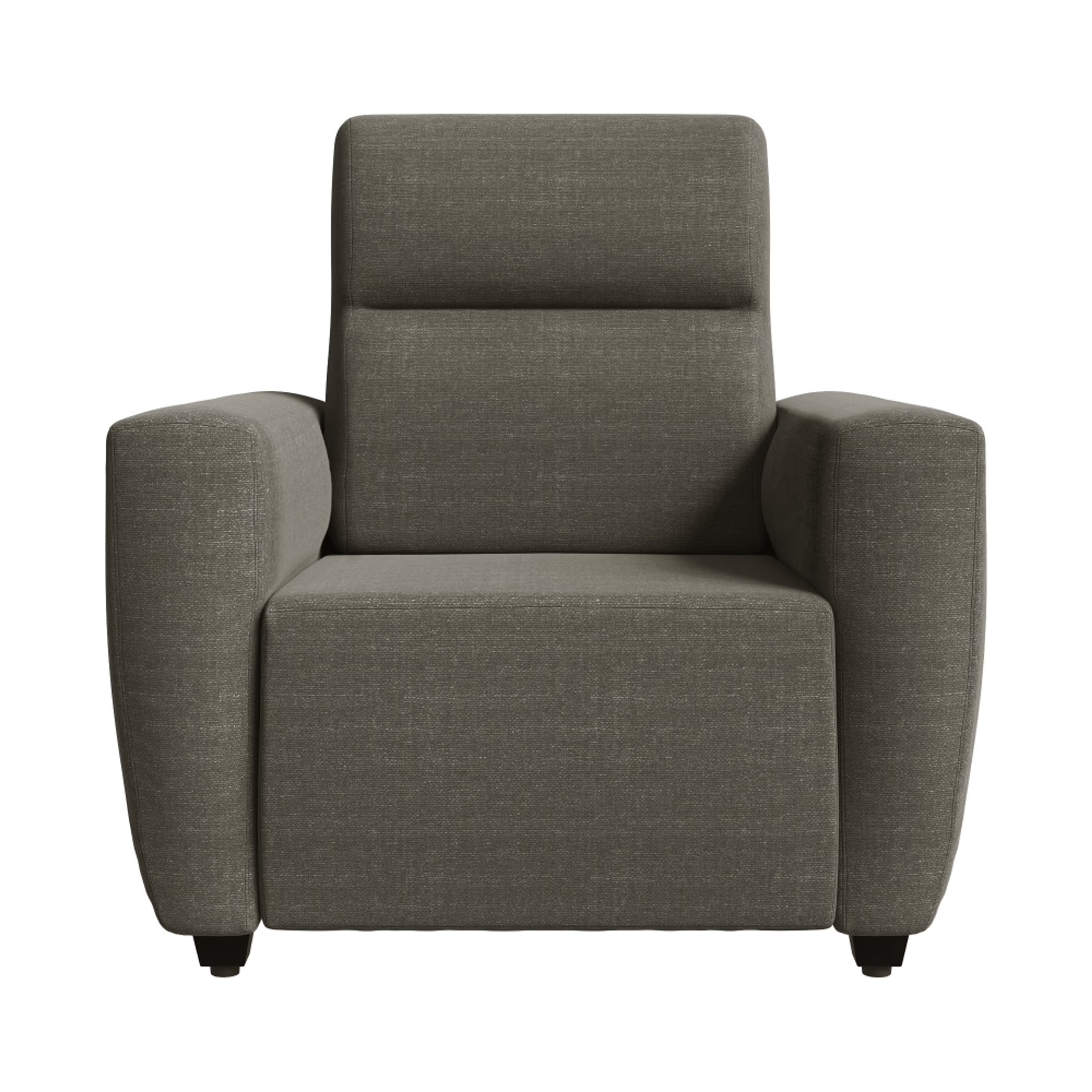 Wakefit Belize Sofa - Single Seater Regular, One Seater, Omega Grey