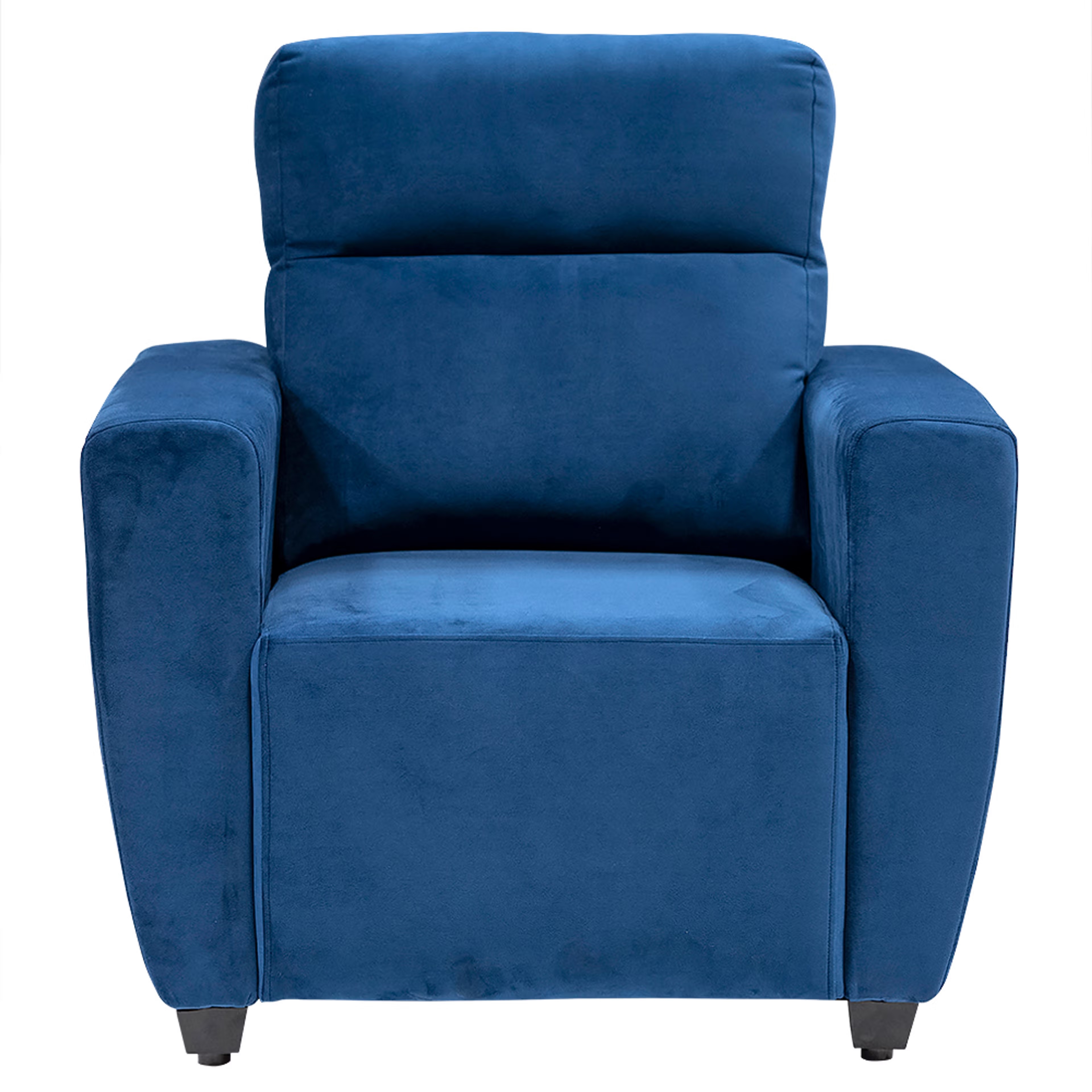 Wakefit Belize Sofa - Single Seater Regular, One Seater, Blue